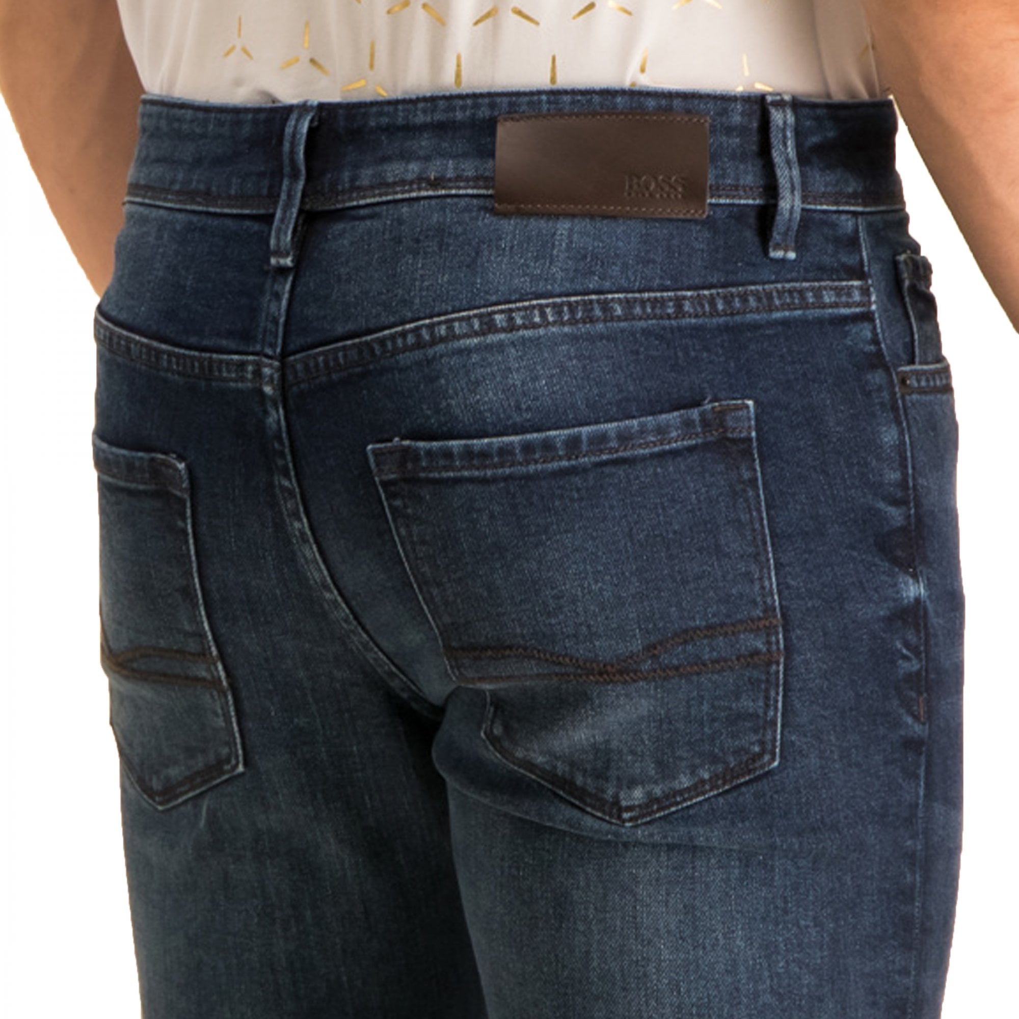 Hugo Boss Charleston 4 Blue Washed Extra Slim Jeans 420 50426356