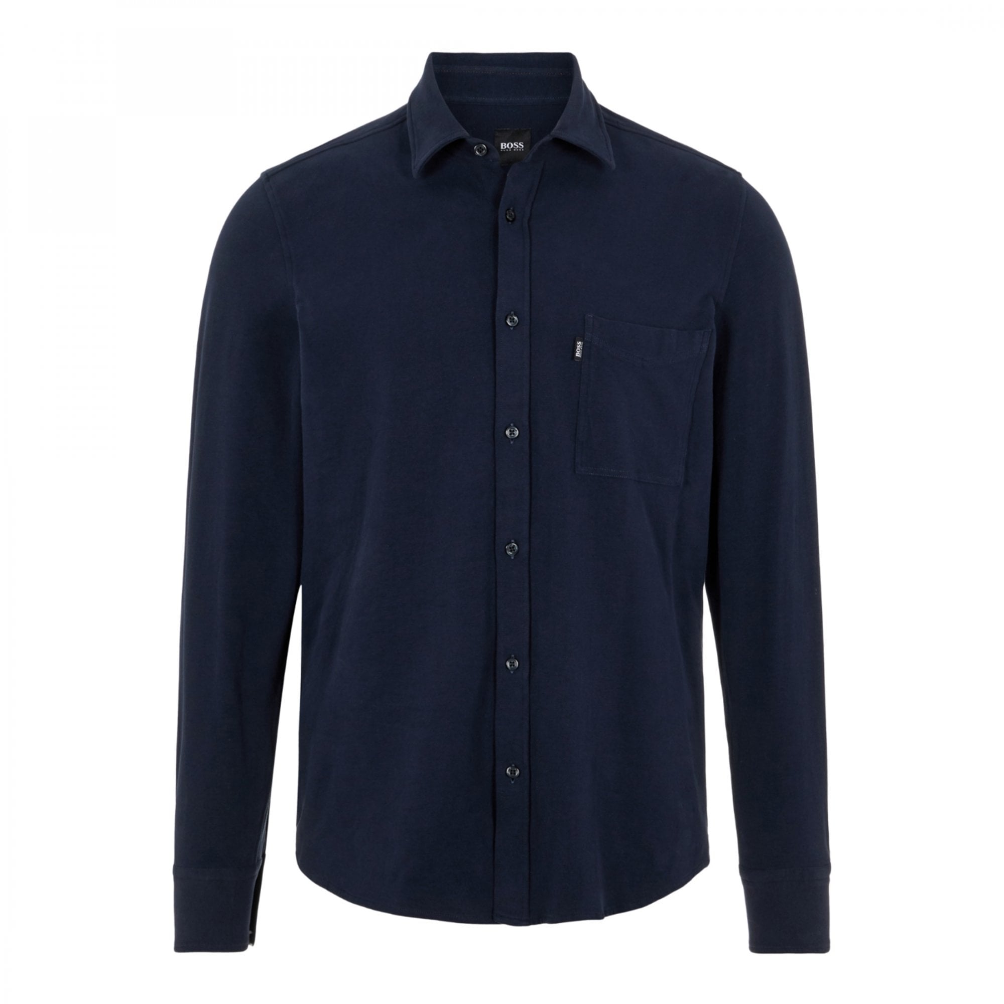 Hugo Boss Relegant_2 Long Sleeve Jersey Stretch Shirt Navy 50439016