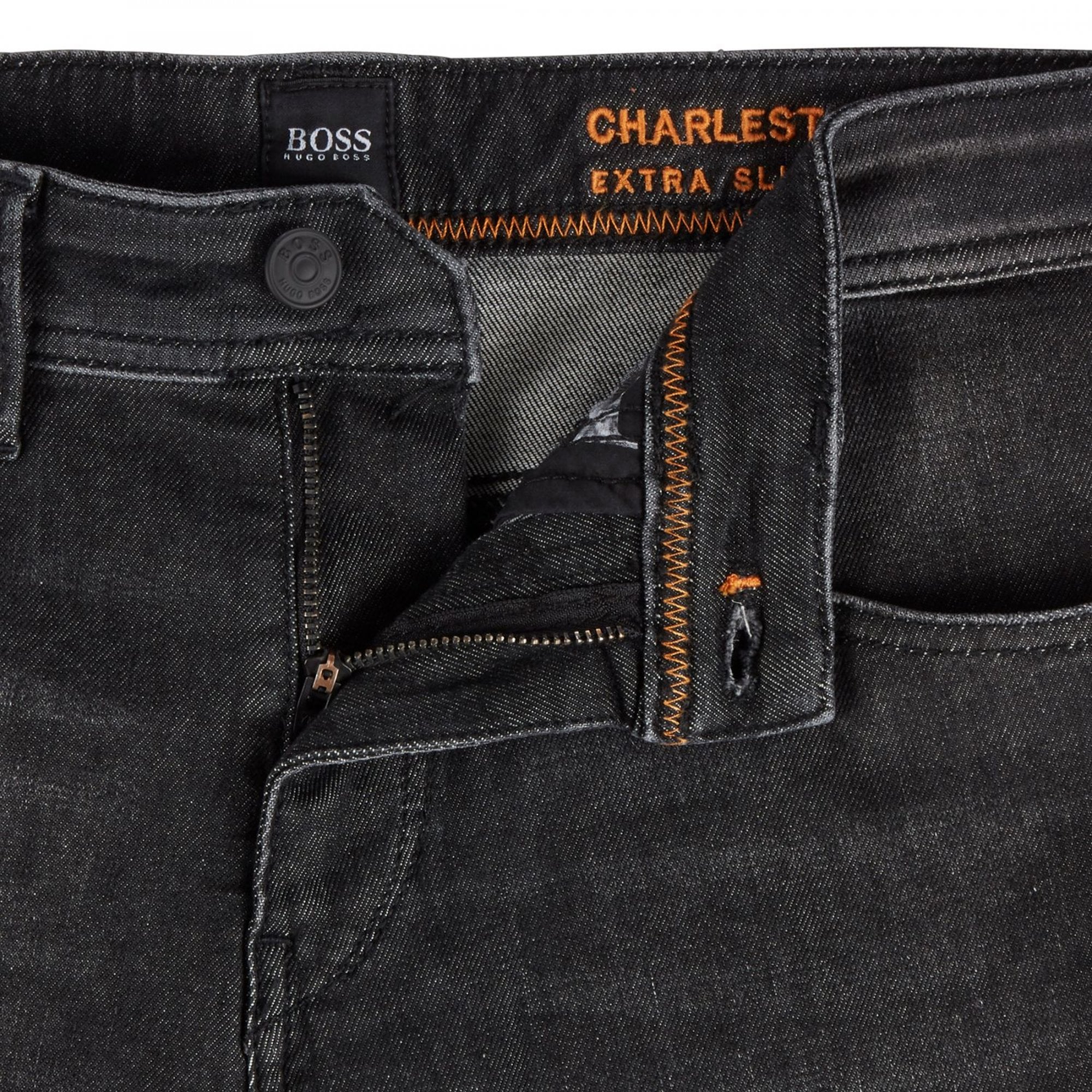 Hugo Boss Charleston BC Peached Black/Grey Washed Extra Slim Jeans 025 50444756