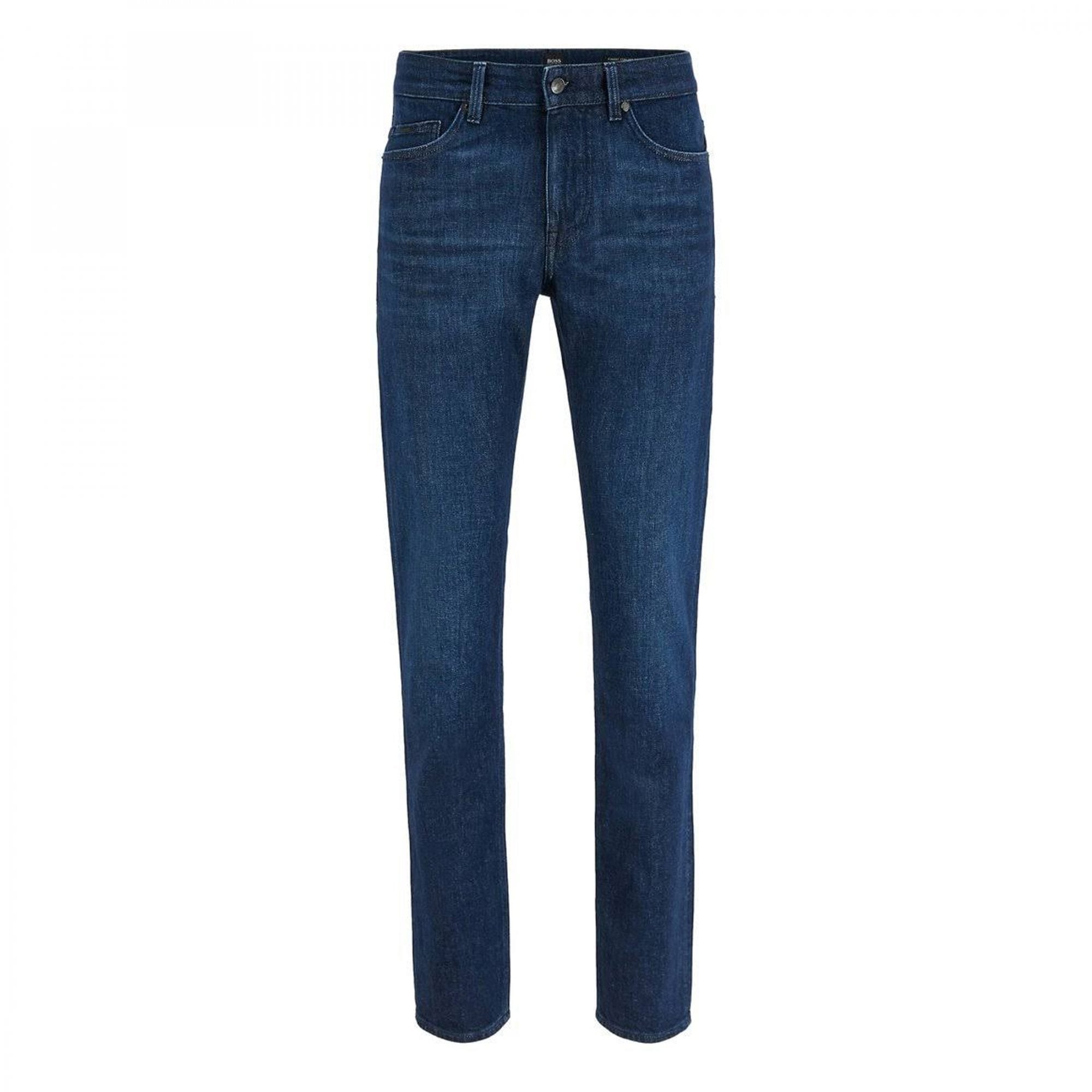 Hugo Boss Delaware3-1+ Blue Washed Slim Fit Jeans 419 50449650