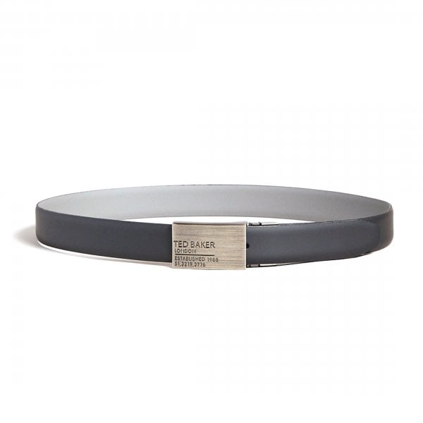 Ted Baker Tonks Reversible Plate Leather Belt Black