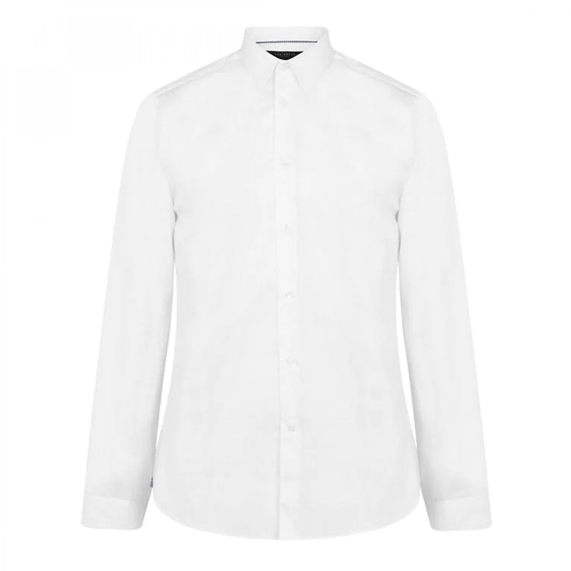Ted Baker Holme Core White Cotton LS Shirt TB204S