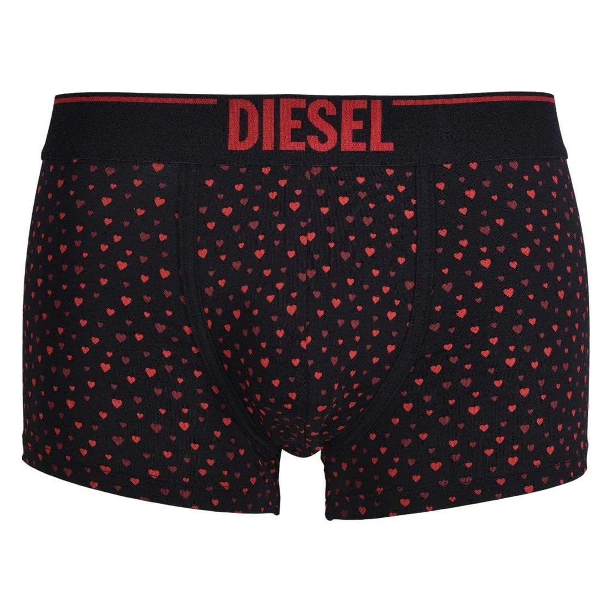 Diesel Damien Love Hearts Boxer Trunks Black 00CIYK 0HFAE