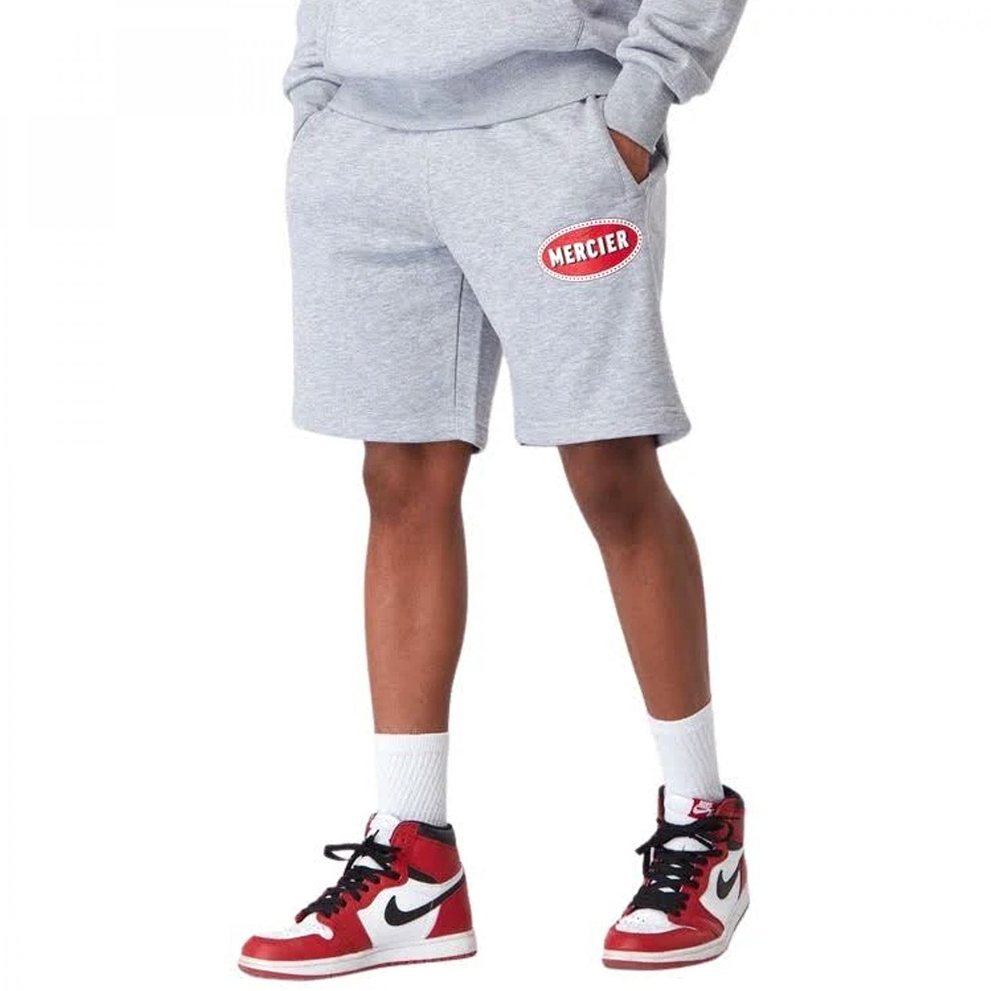 Mercier Maison Logo Grey Shorts MERC209