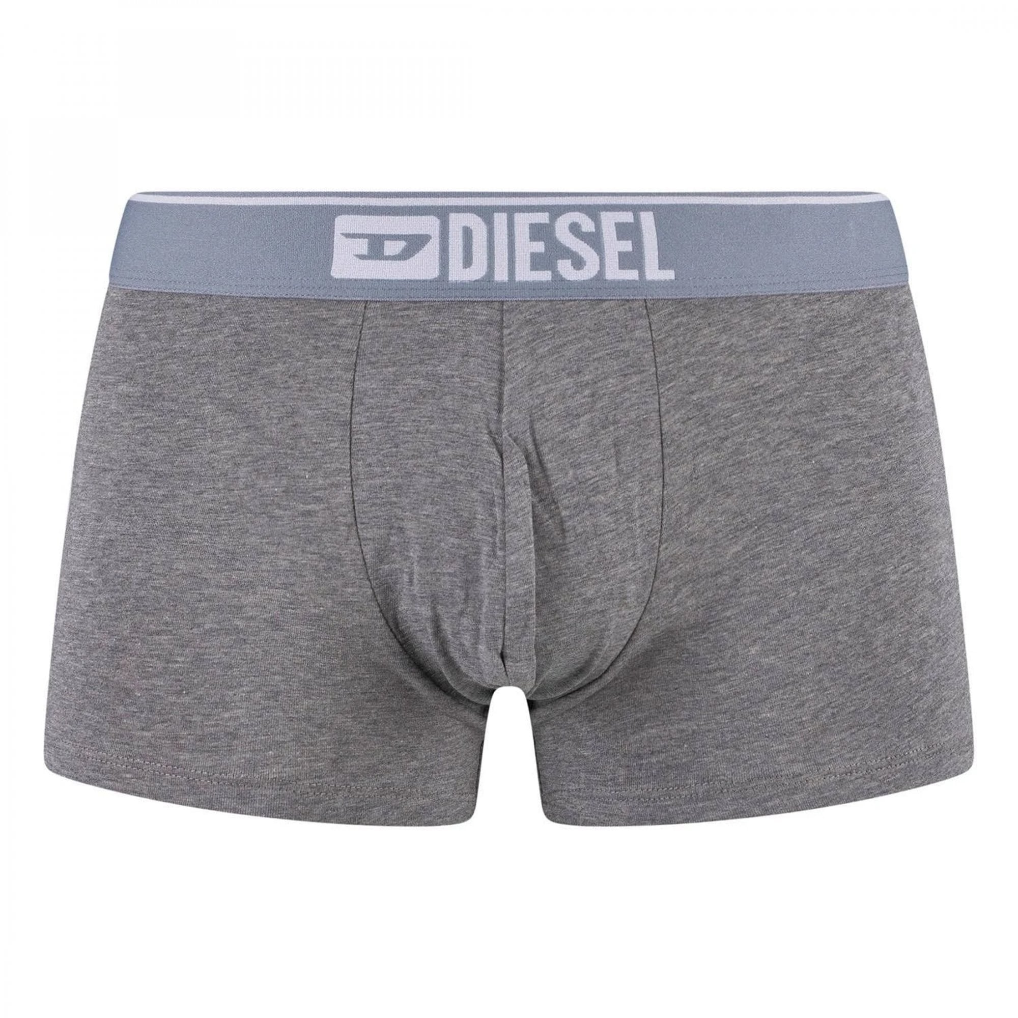 Diesel Damien 3 Pack Boxer Trunks Black, White & Grey 00ST3V 0GDAC