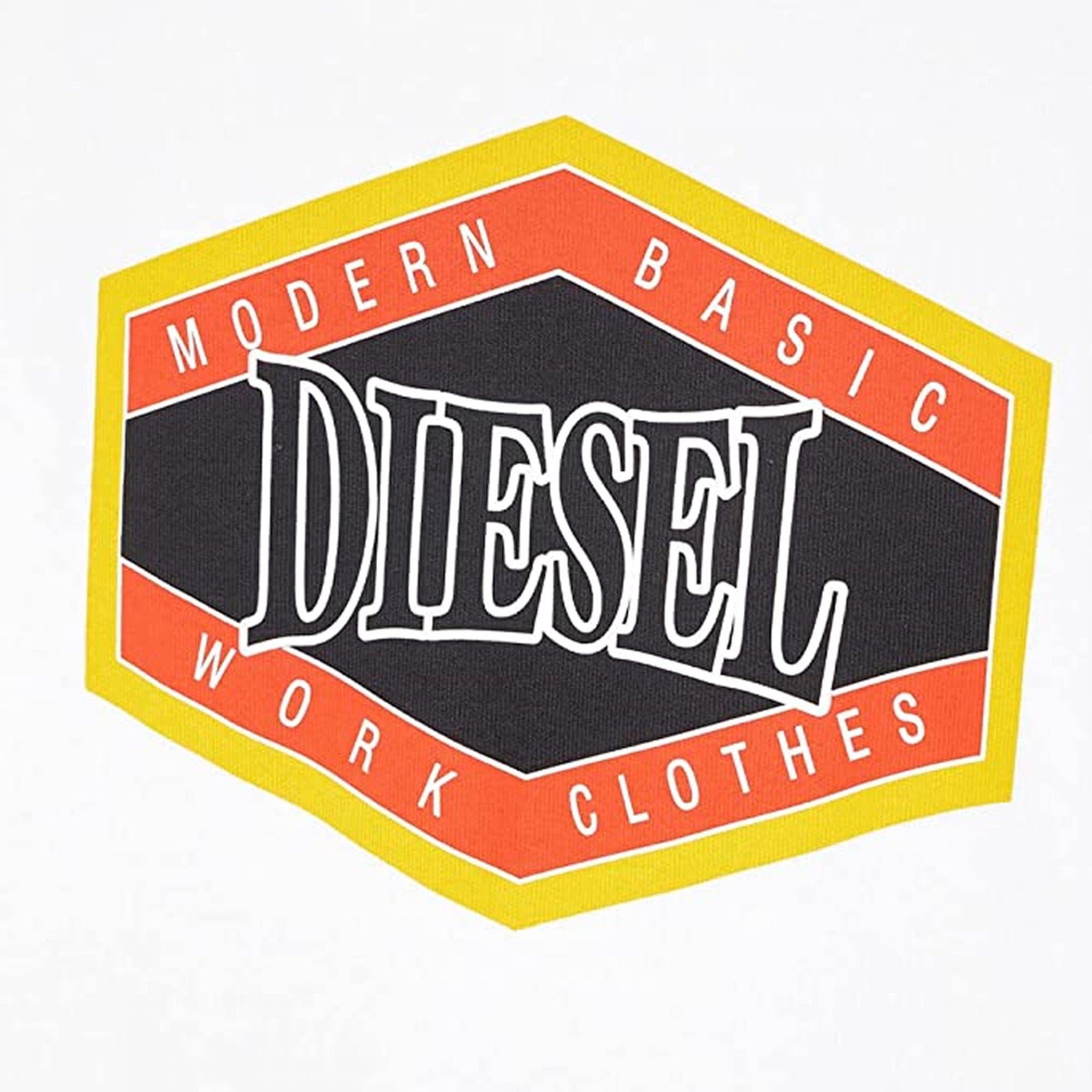 Diesel S-Ginn-K27 Logo Crew Neck Sweatshirt White