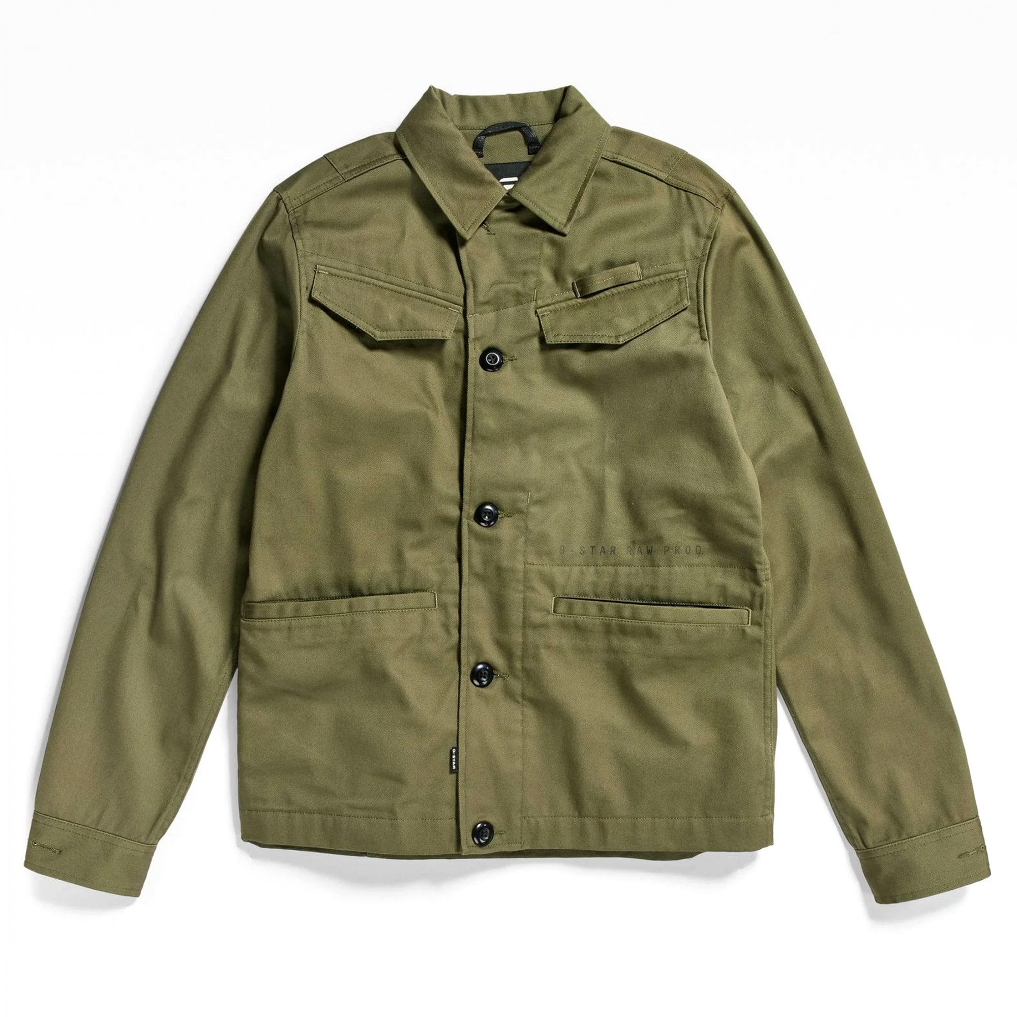 Gstar Worker Overshirt Jacket Olive Green D21445