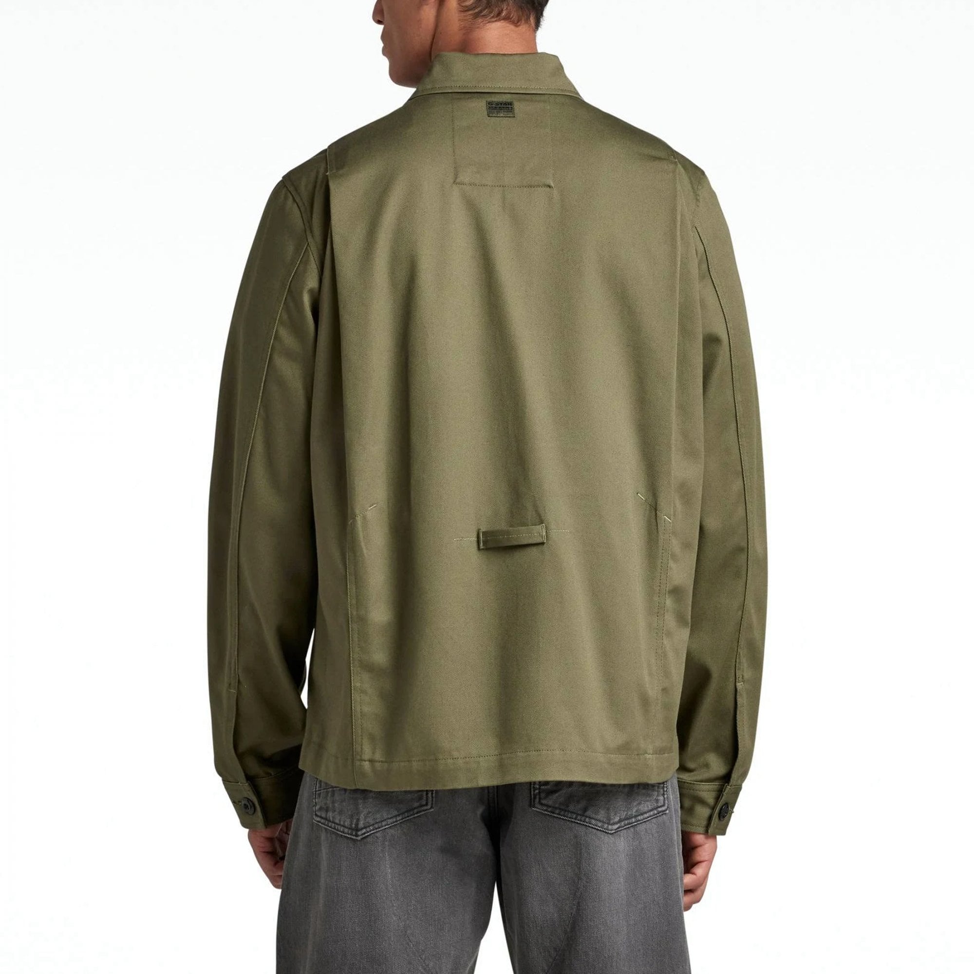 Gstar Worker Overshirt Jacket Olive Green D21445