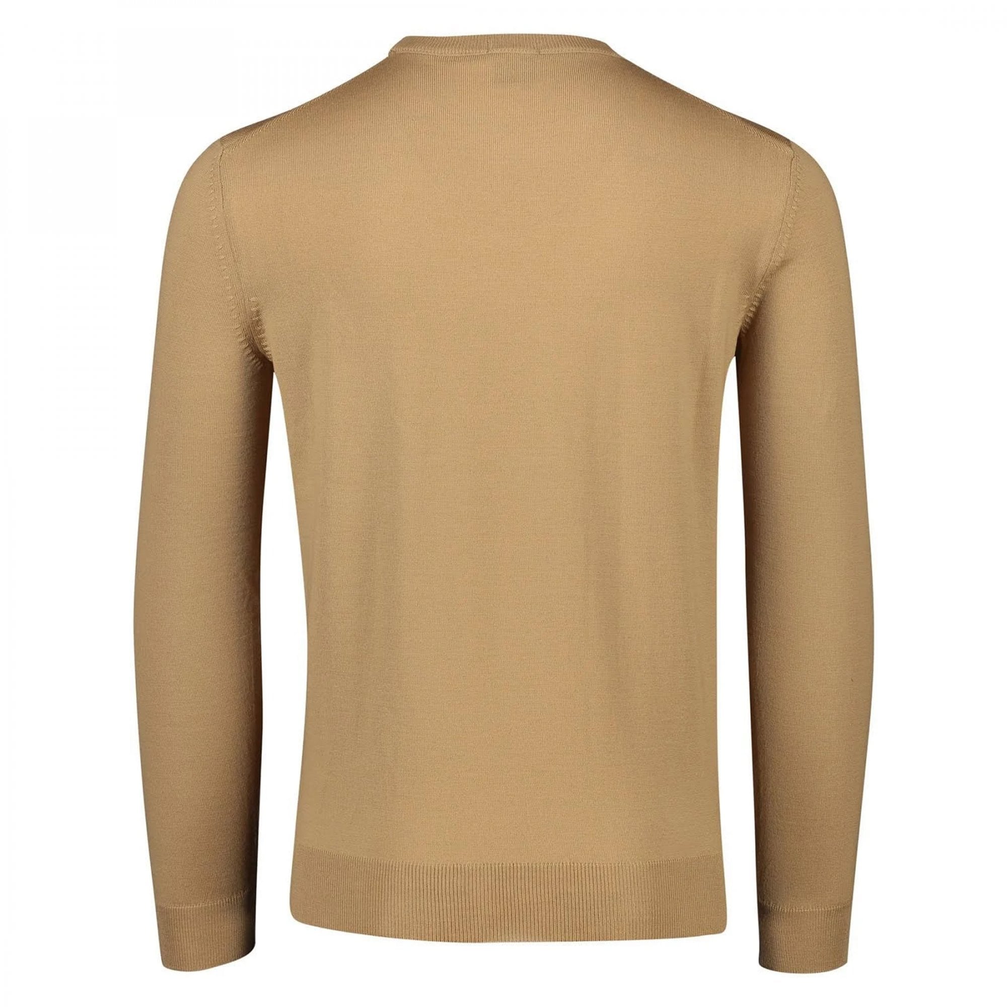 Hugo Boss Botto-L Fine Knit Crew Neck Jumper Sand 260 50476364