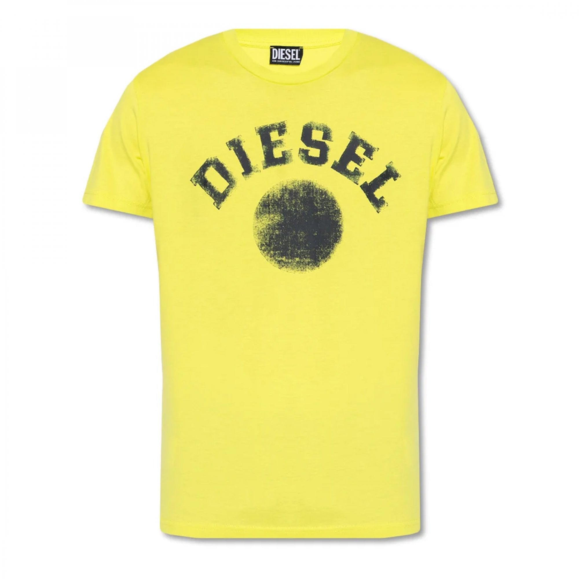 Diesel T-DIEGOR-K56 Logo Printed T-Shirt Yellow