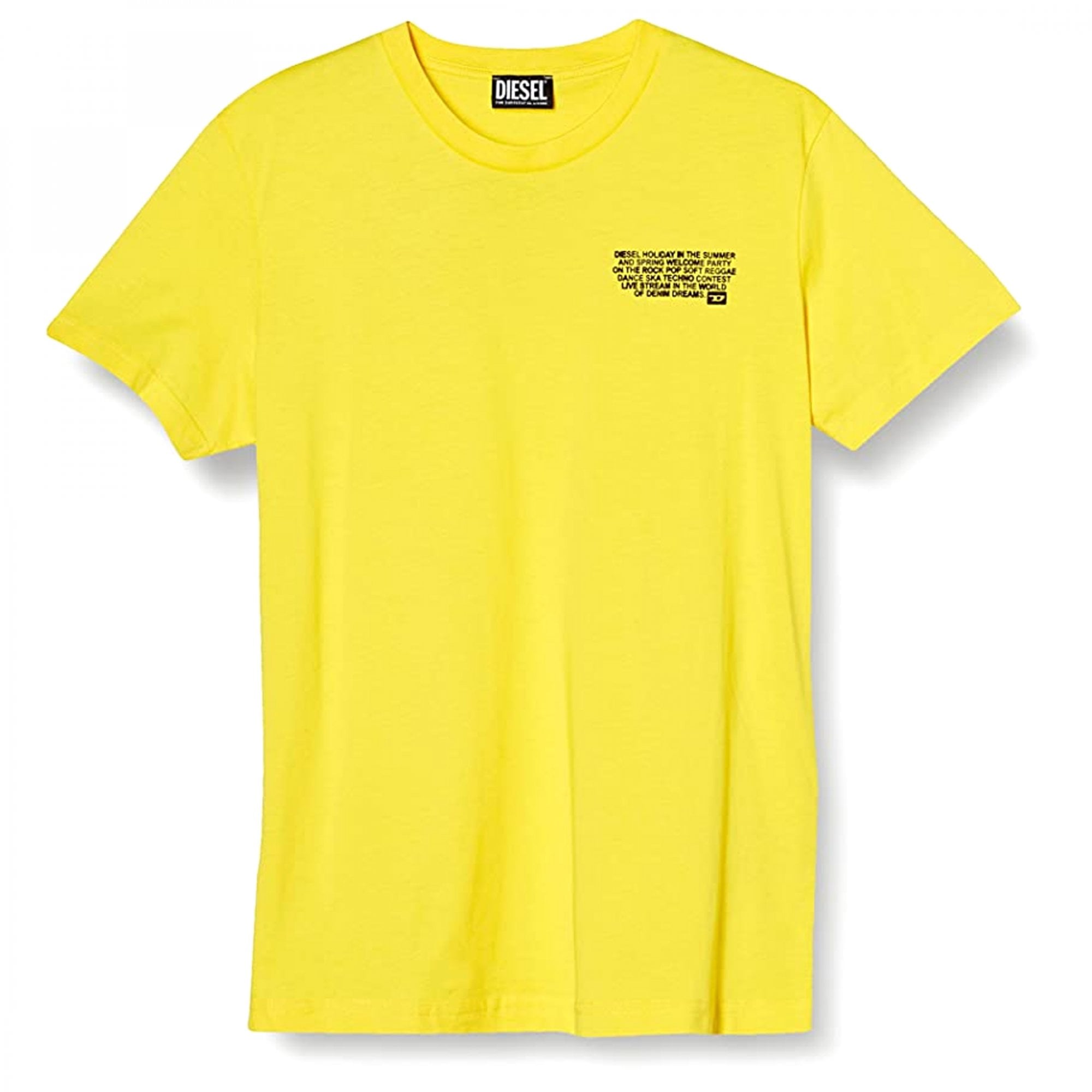 Diesel T-DIEGOR-K57 Logo Printed T-Shirt Yellow