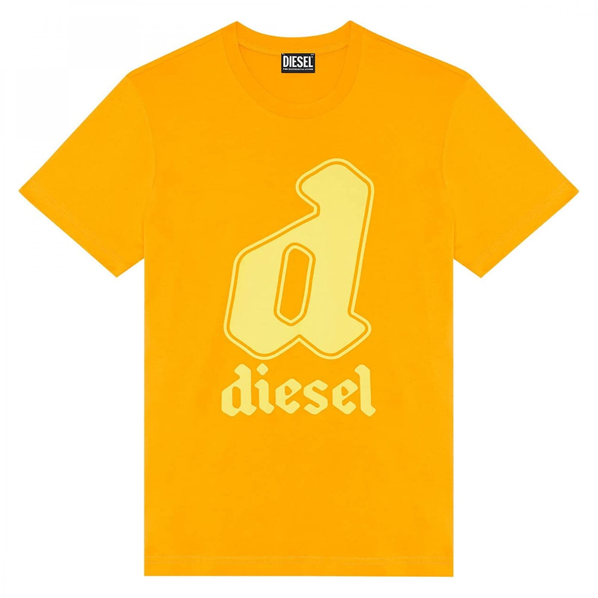 Diesel T-DIEGOR-K54 Logo Printed T-Shirt Orange