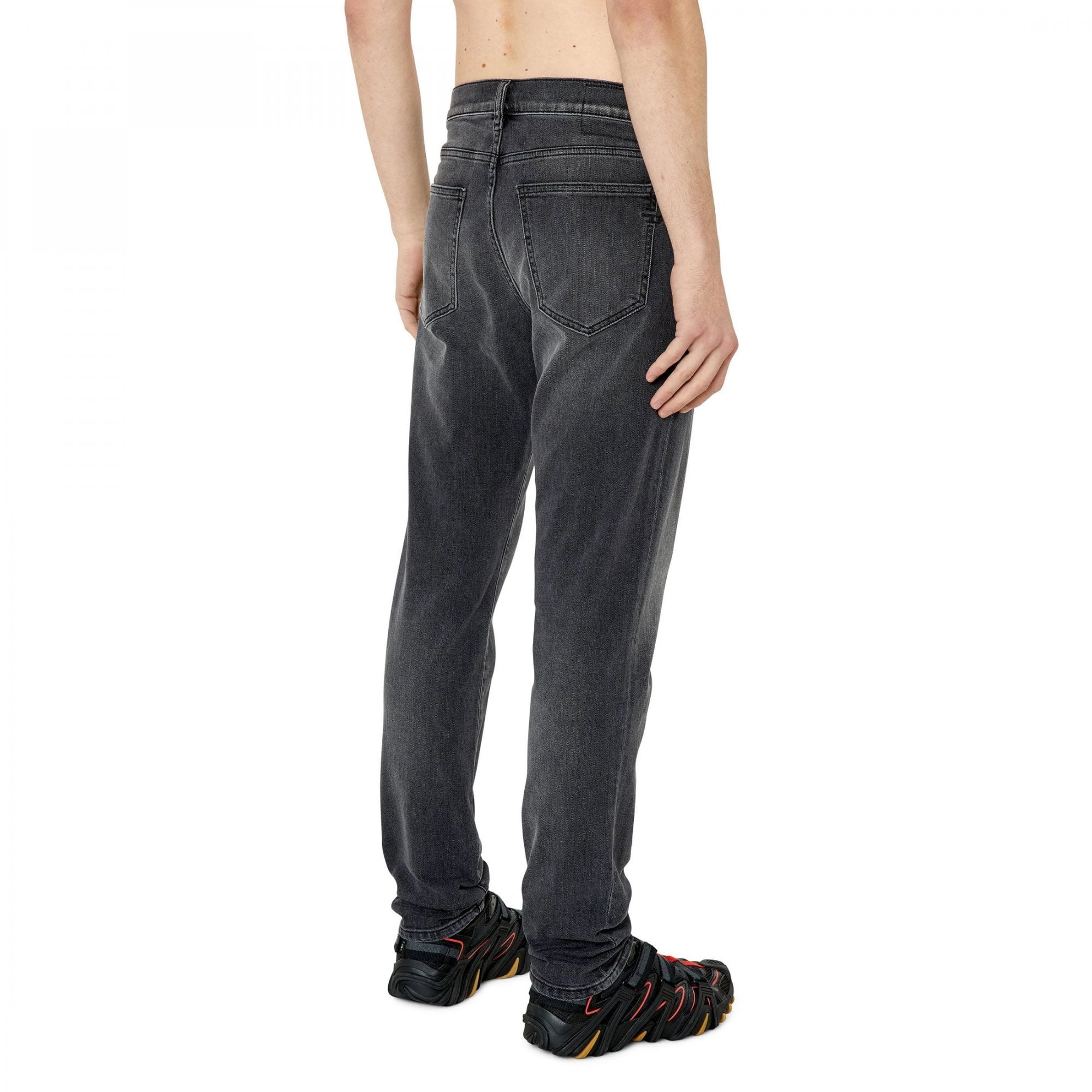 Diesel D-Strukt Black/Grey Slim Denim Jeans 09E94