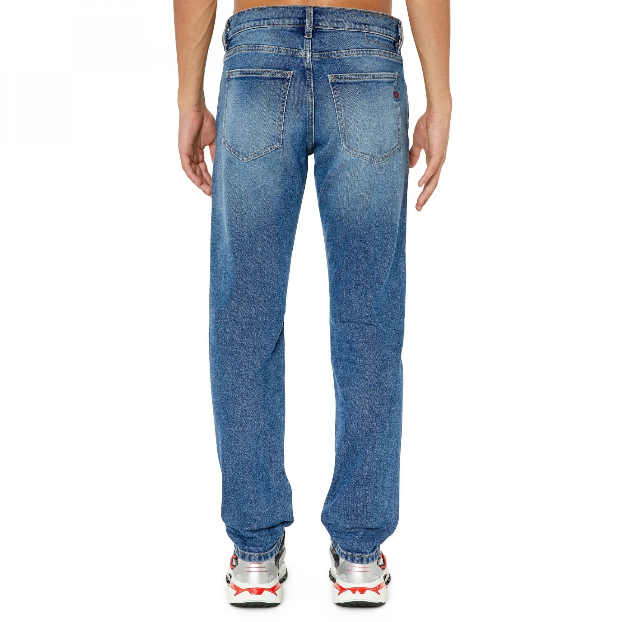 Diesel D-Strukt Light Blue Slim Denim Jeans 0NFAJ