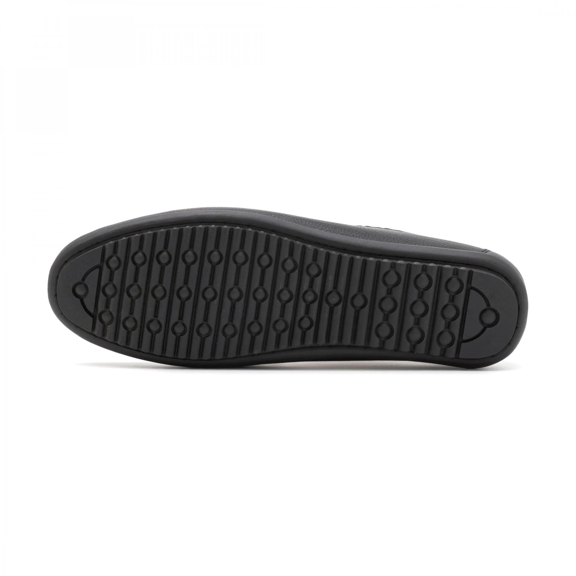 Brave Soul Link Black Faux Leather Loafers
