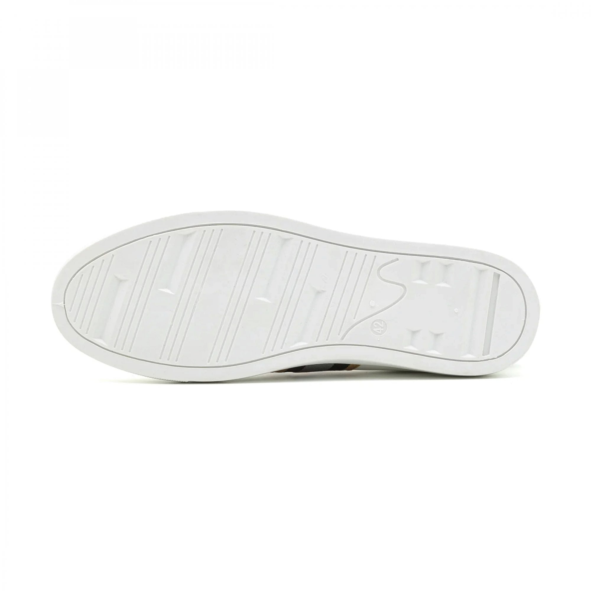 Brave Soul Louie BSL White Faux Leather Trainers