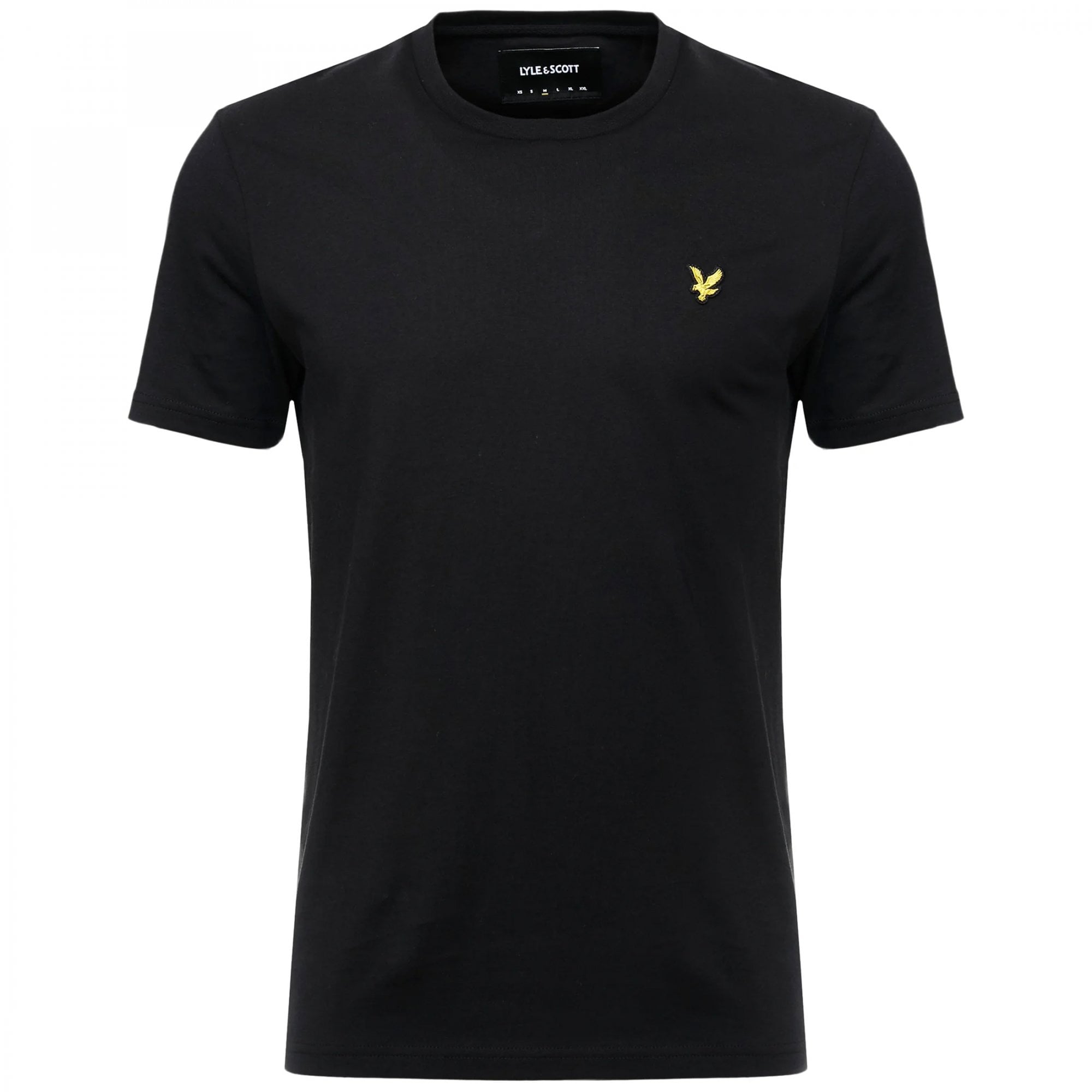Lyle & Scott Plain Crew Neck T-Shirt Black Z865 TS400VOG