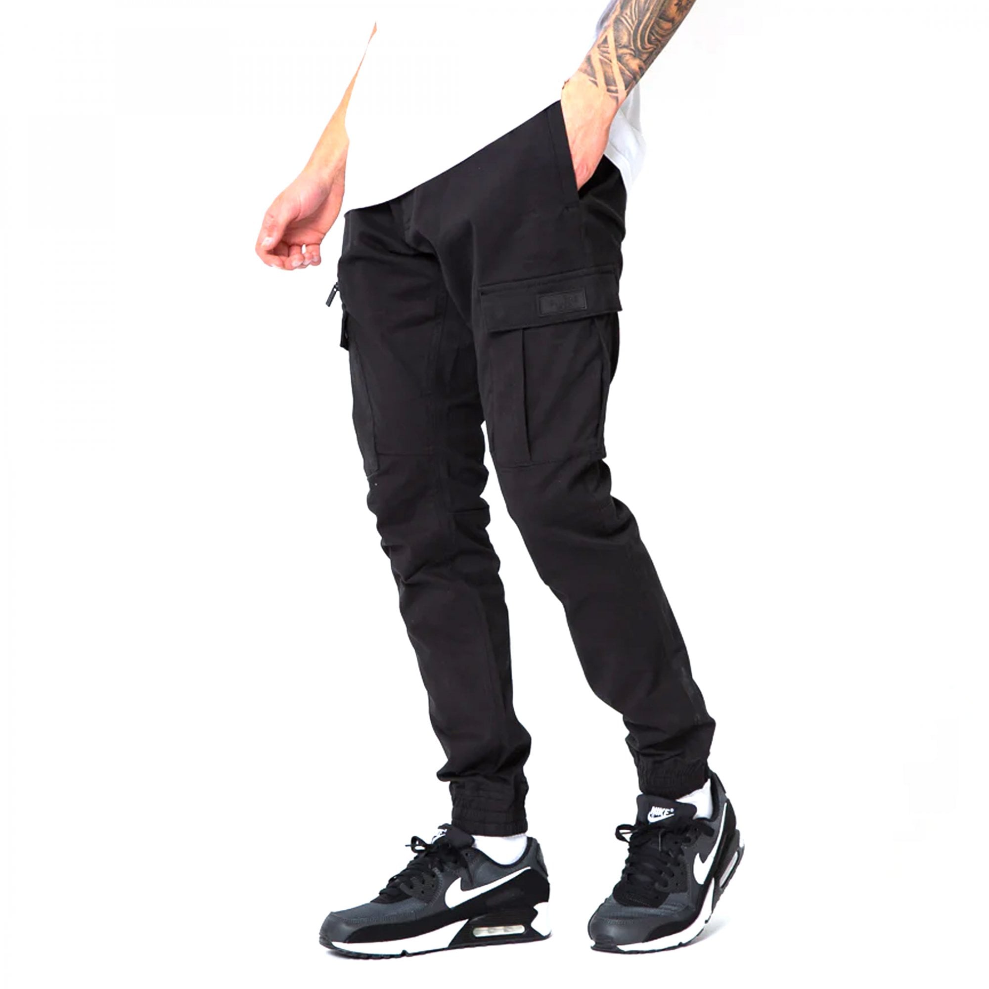 Valere Nuovo Black Cargo Bottoms