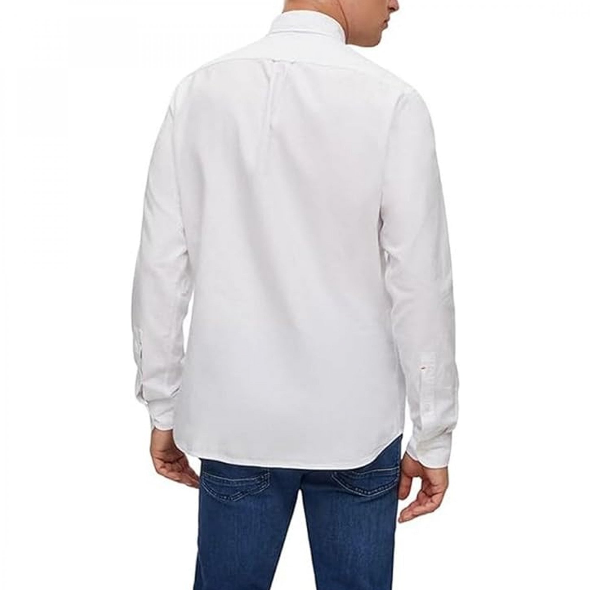 Hugo Boss Rickert Long Sleeve Oxford Shirt White 100 50489341