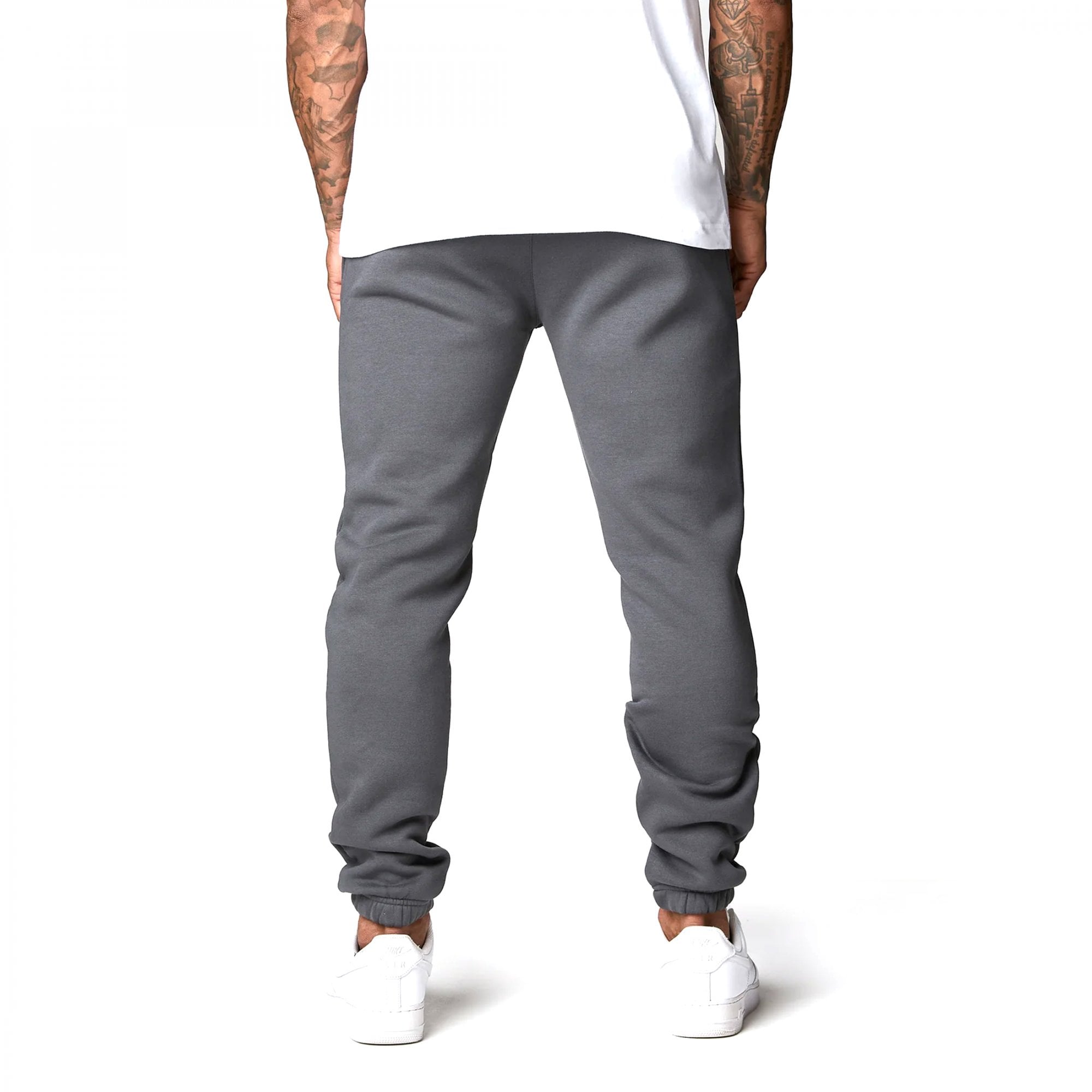 Gym King Covert Linear Cuff Joggers Dark Grey Pewter
