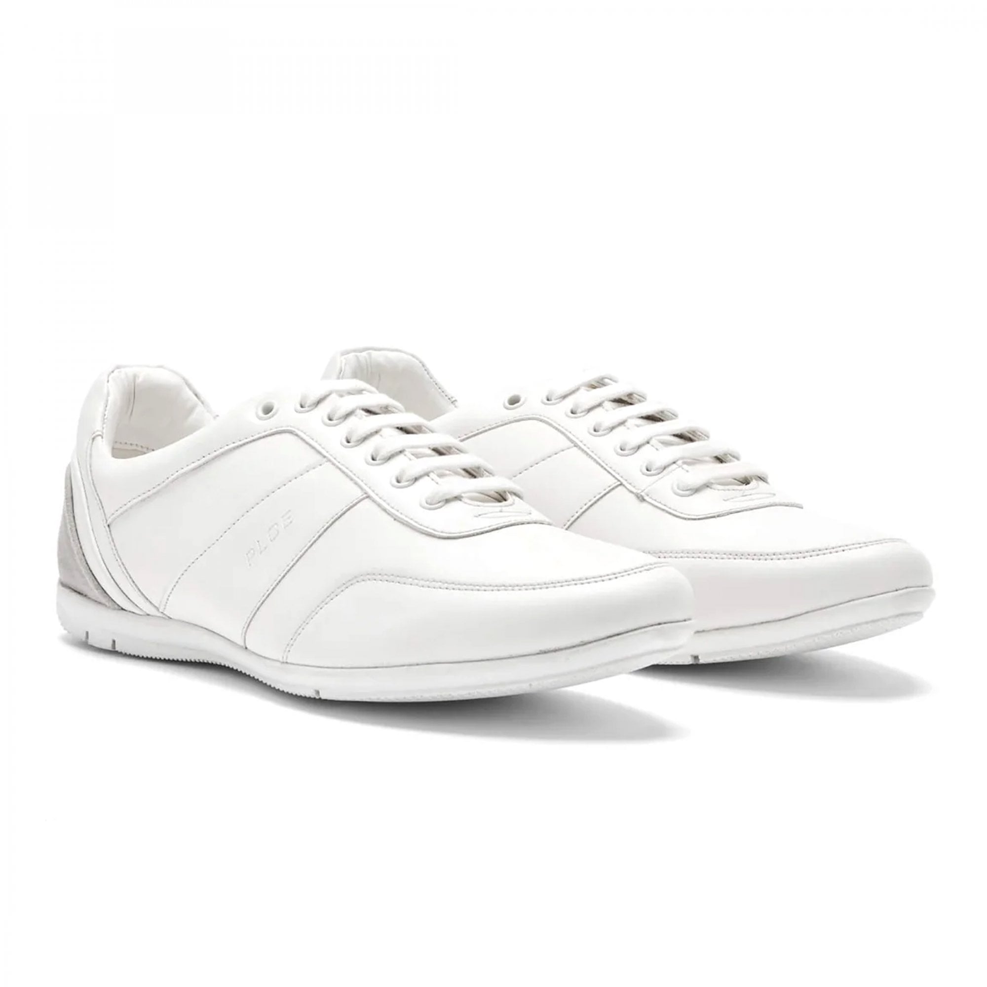 883 Police Decran White Trainers