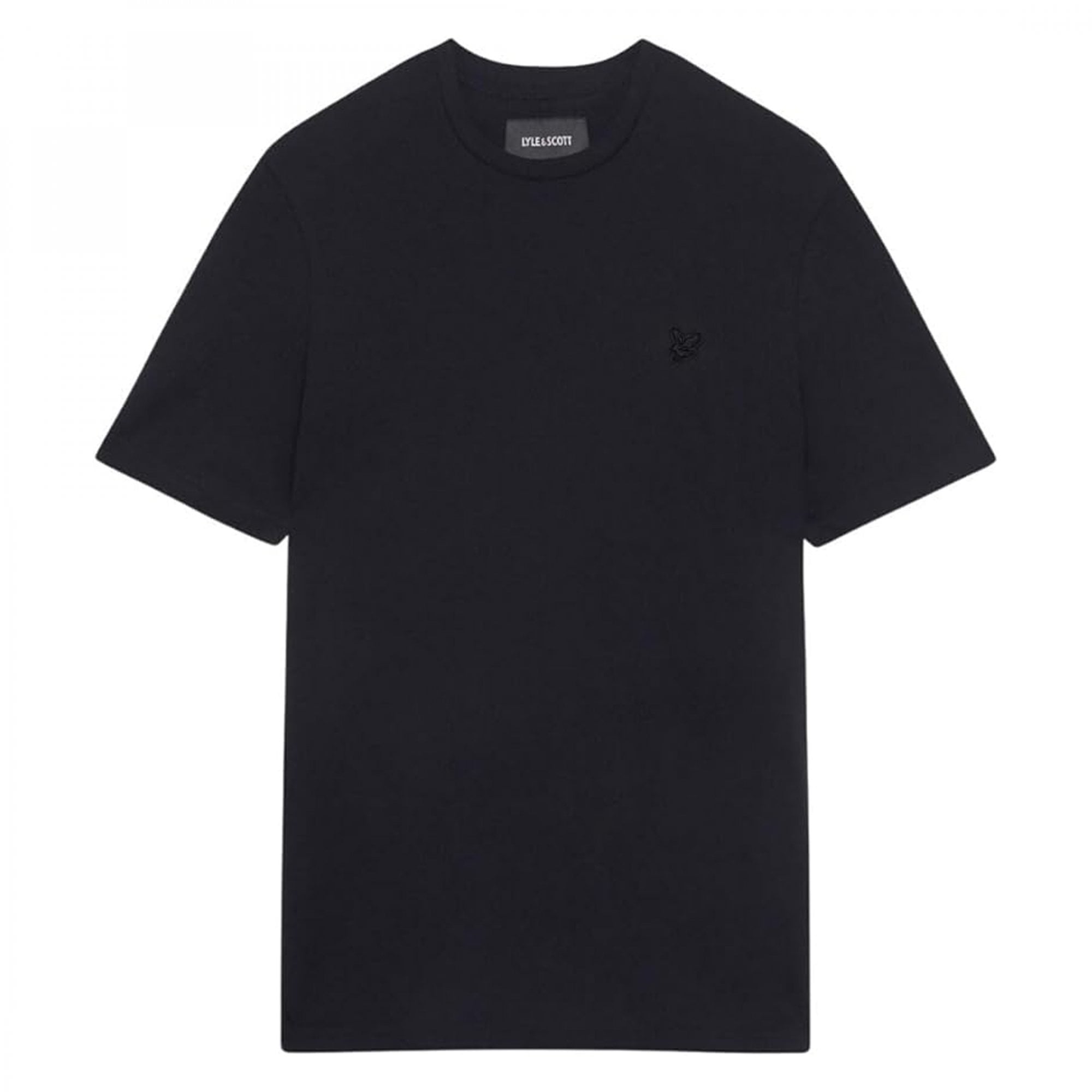 Lyle & Scott Tonal Eagle Plain Crew Neck T-Shirt Black Z865 TS400TON