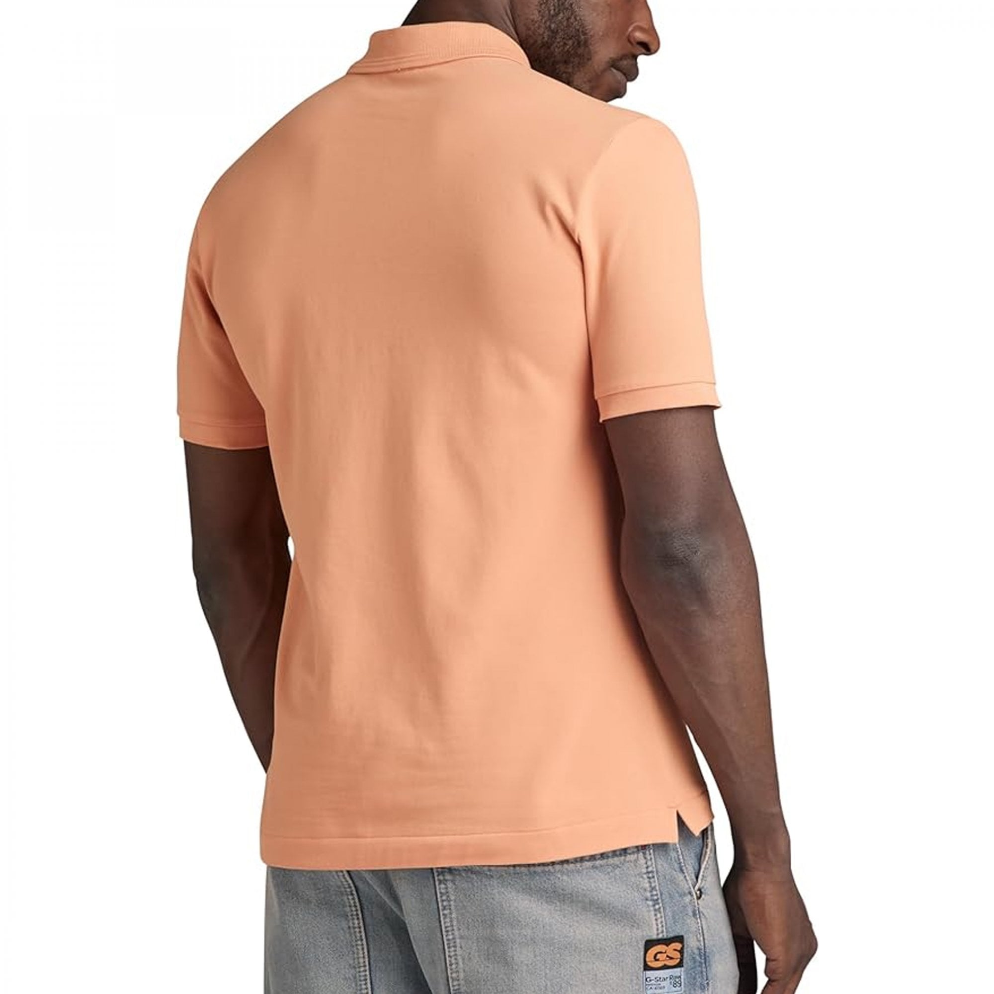 GStar Dunda Slim Fit Polo T-Shirt Peach D11595