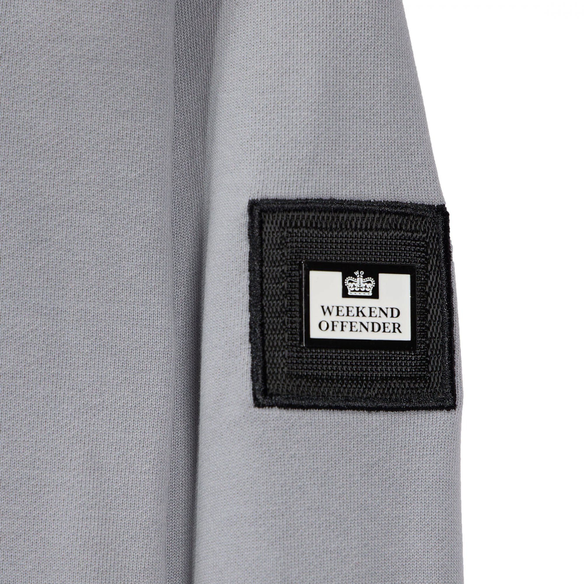 Weekend Offender F Bomb Smokey Grey Crew Neck Sweatshirt SWSS2401