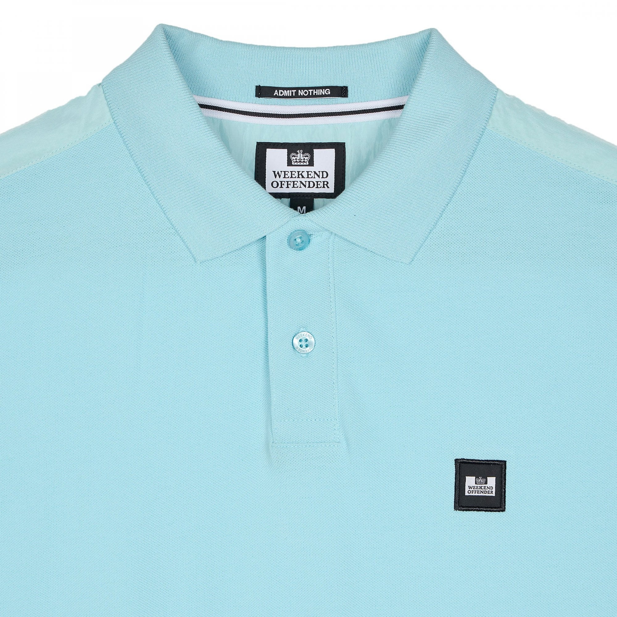 Weekend Offender Brant Saltwater Blue Polo T-Shirt POSS2403