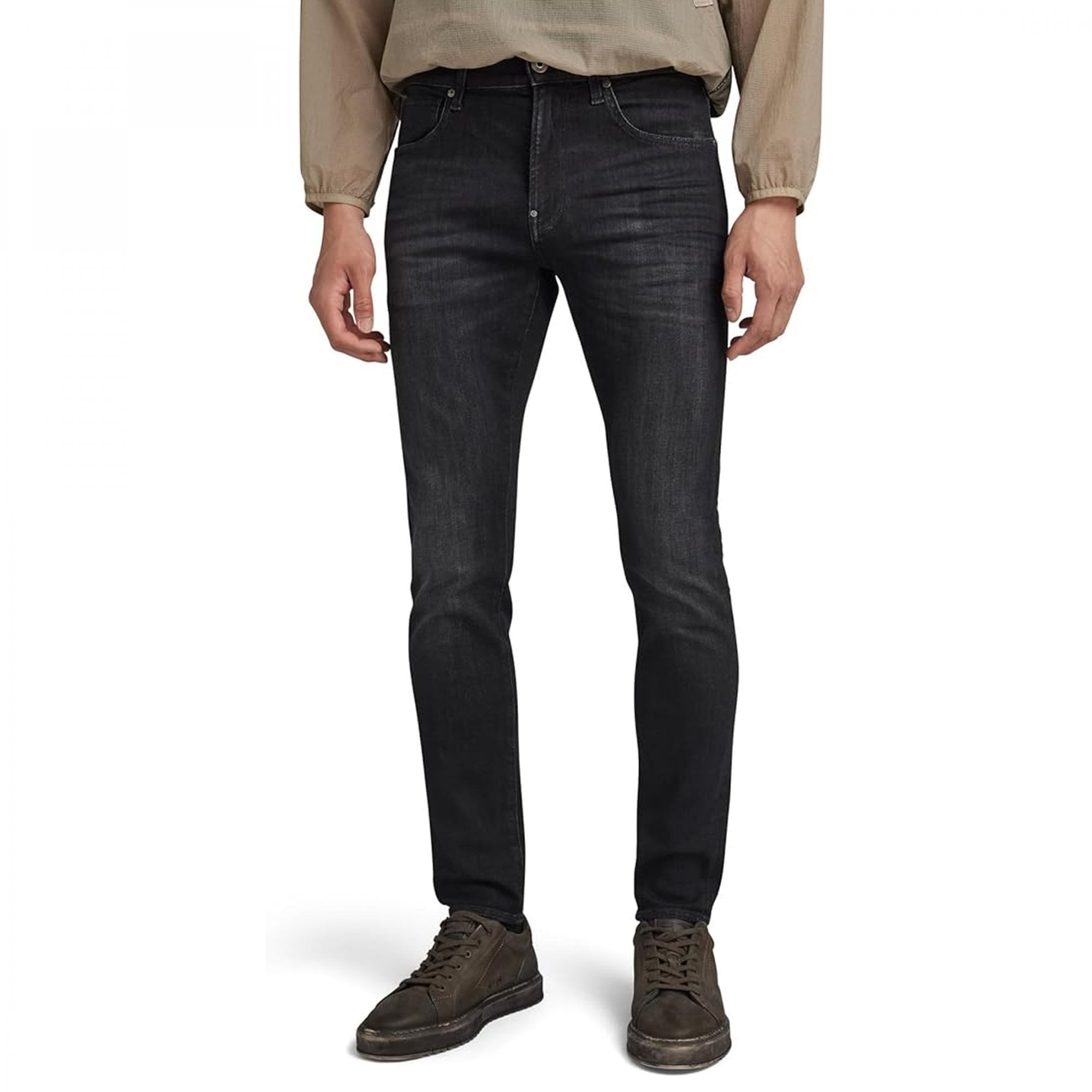 GStar Revend Skinny Black Medium Aged Faded Denim Jeans 51010 A634 A592