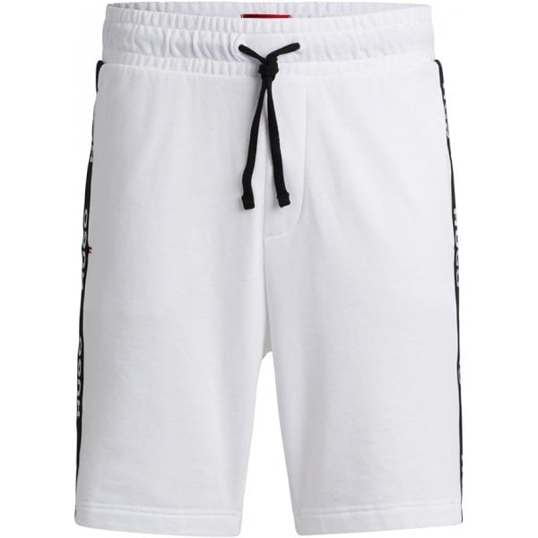 Hugo Boss Sporty Logo Jersey Shorts White 100 50496996