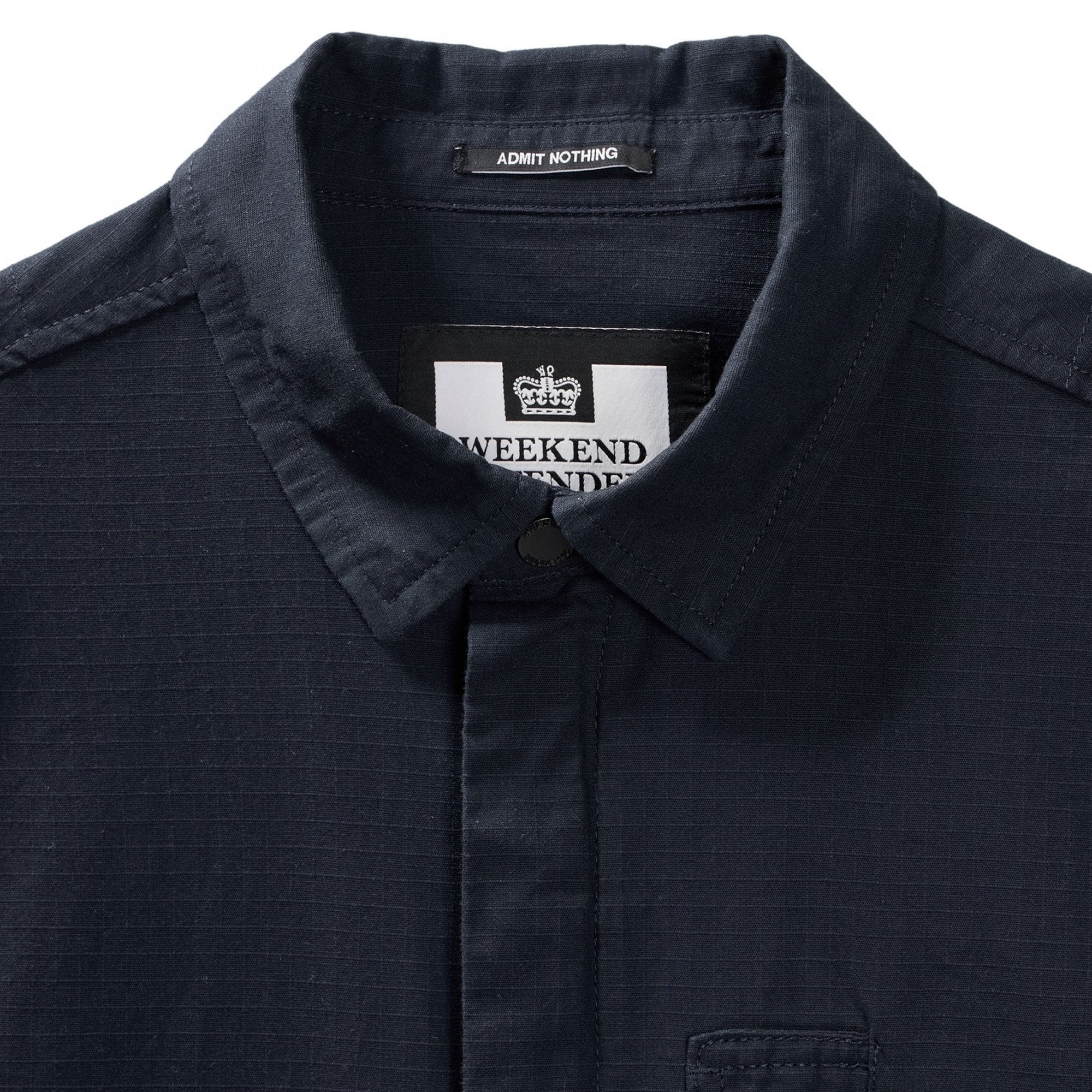 Weekend Offender Porter Navy Overshirt Jacket OSSS2409