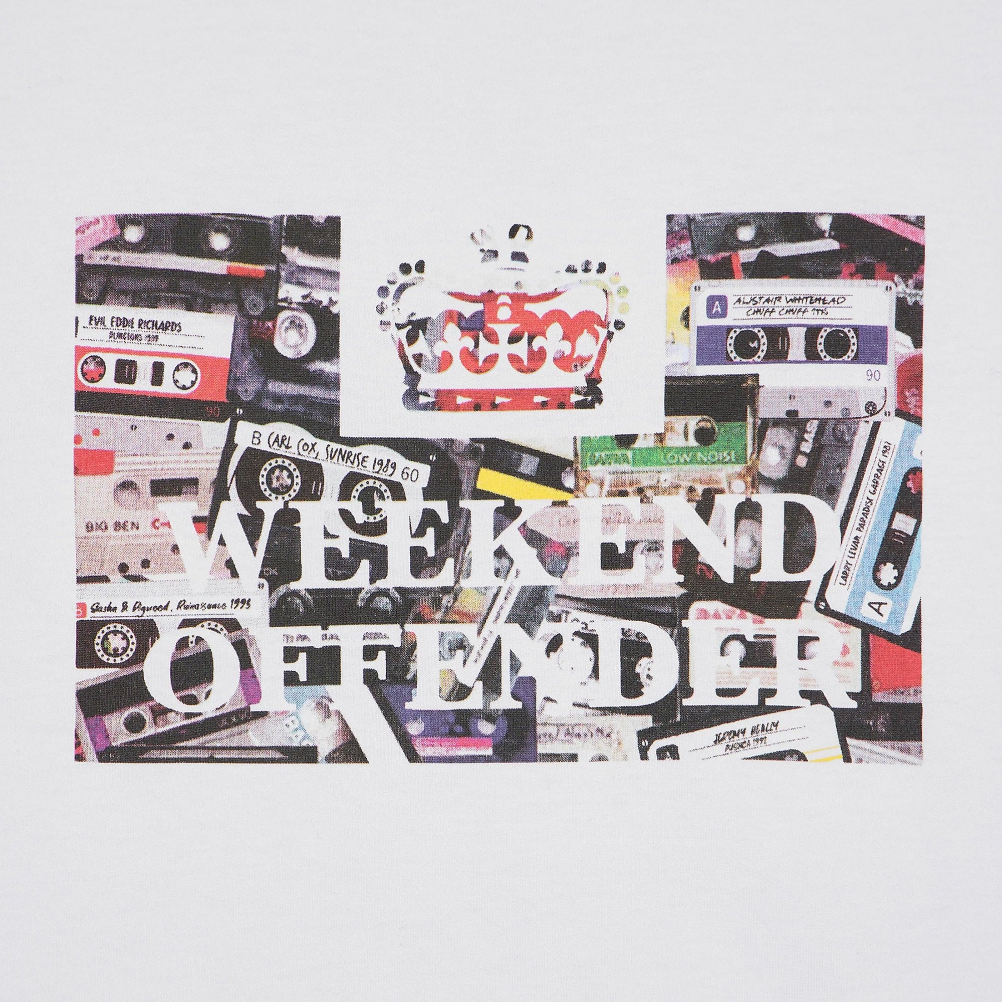 Weekend Offender Keyte Graphic White T-Shirt PTSS2419