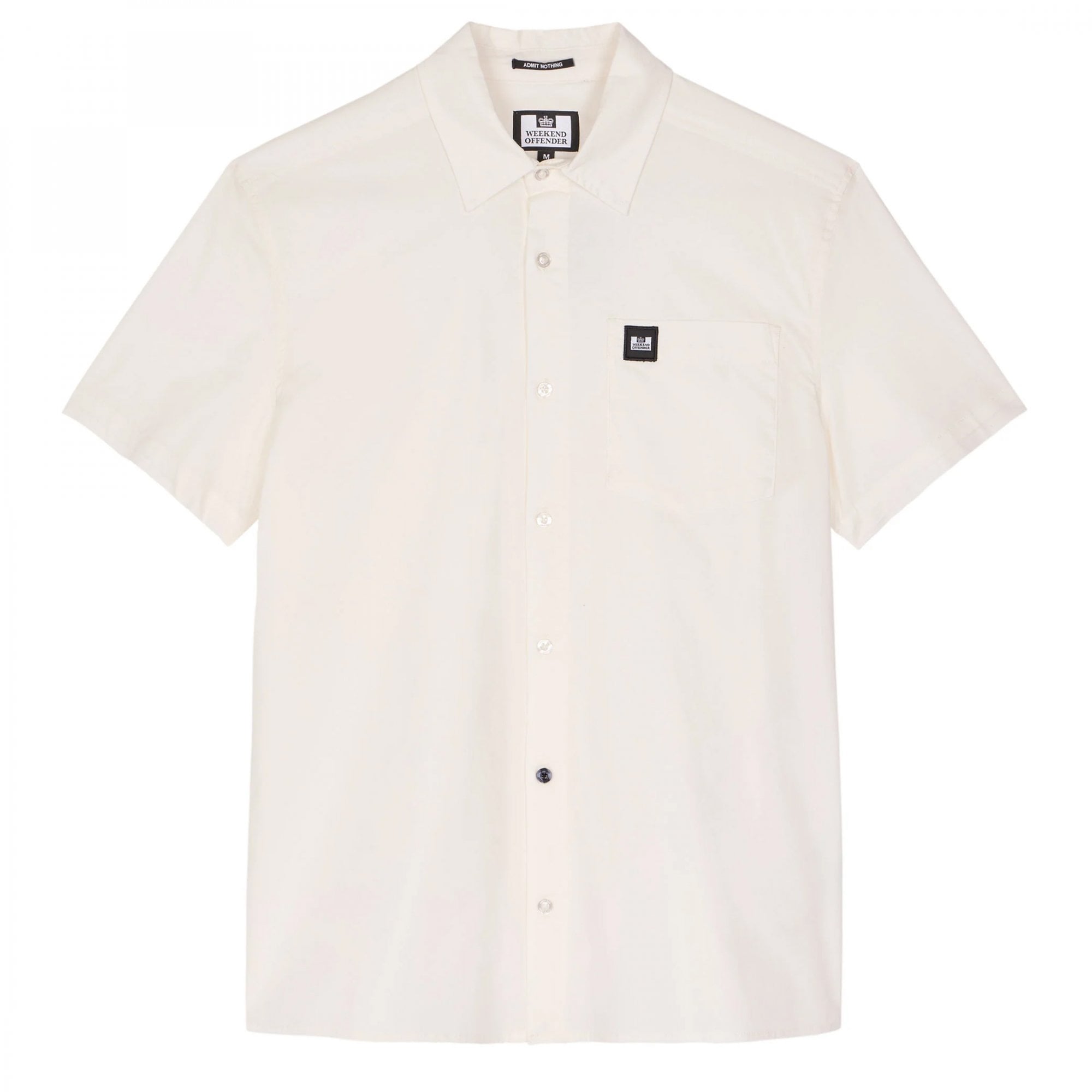 Weekend Offender Borak White S/S Pocket Shirt SHSS2405