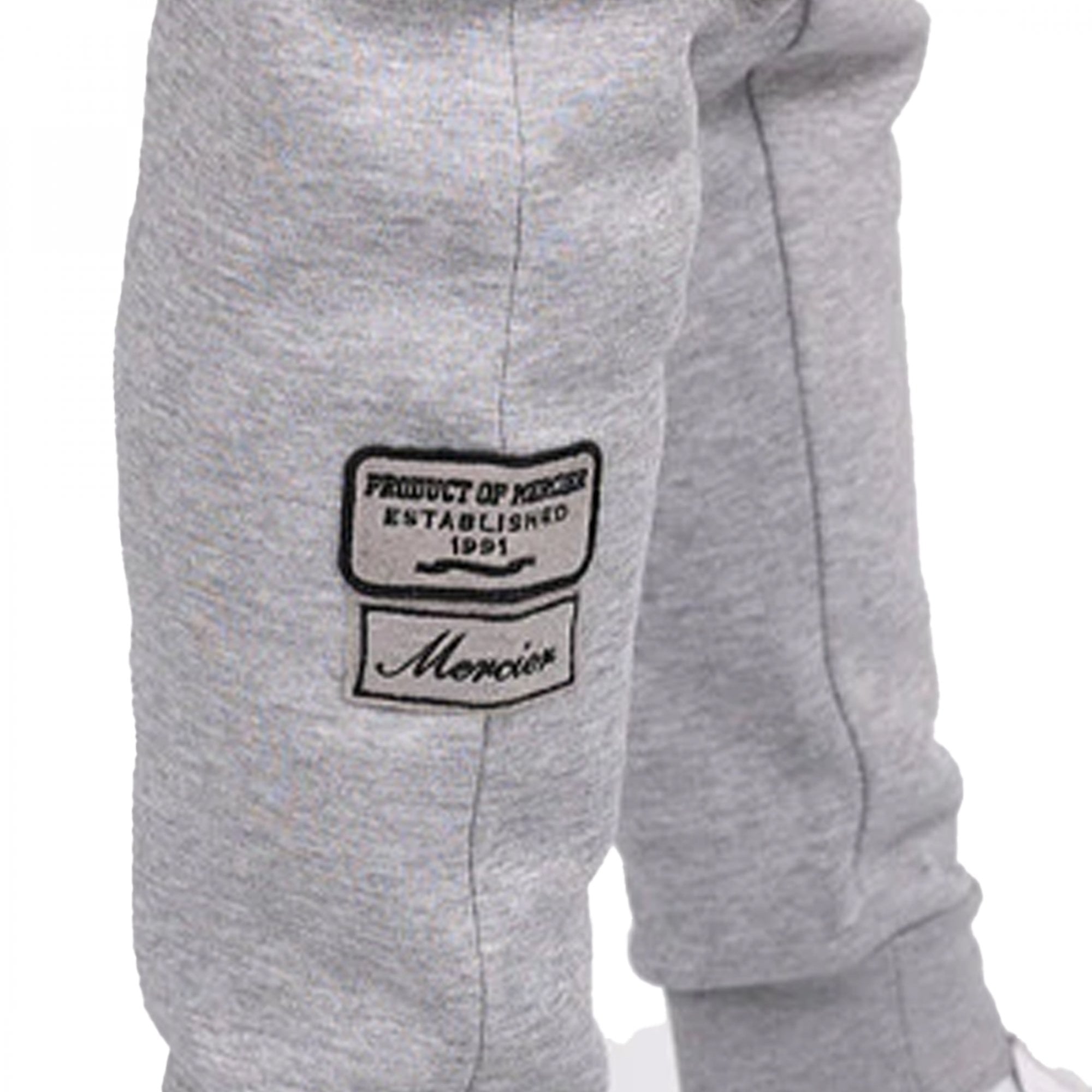 Mercier Mono Badge Grey Marl Joggers MERC87