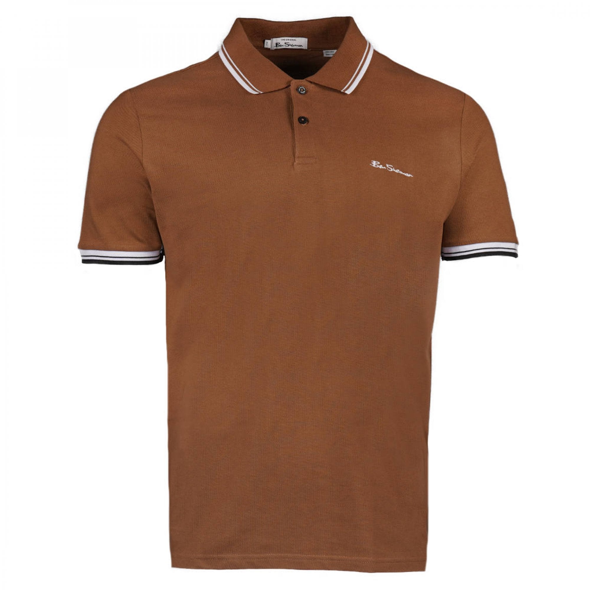 Ben Sherman Signature Polo Light Brown 352 77487
