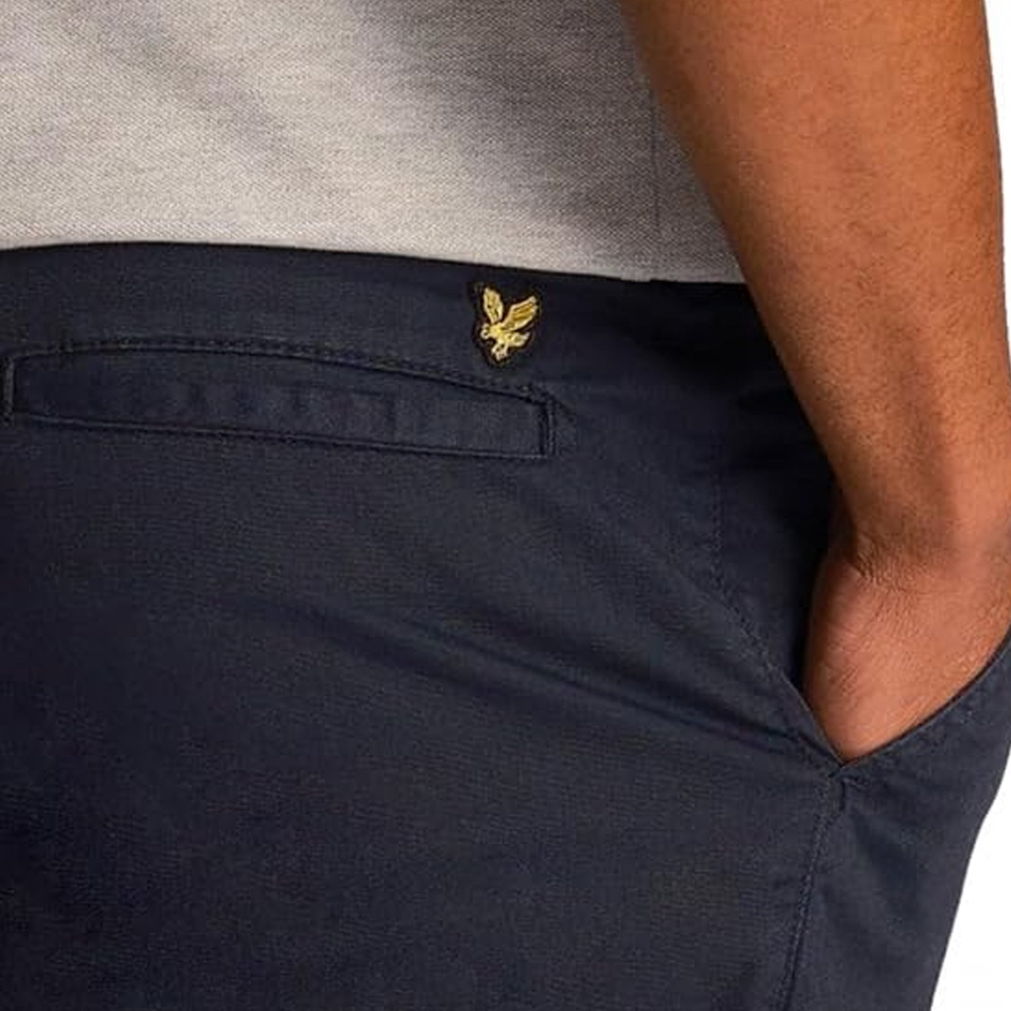 Lyle & Scott Navy Chino Shorts SH1814ITA
