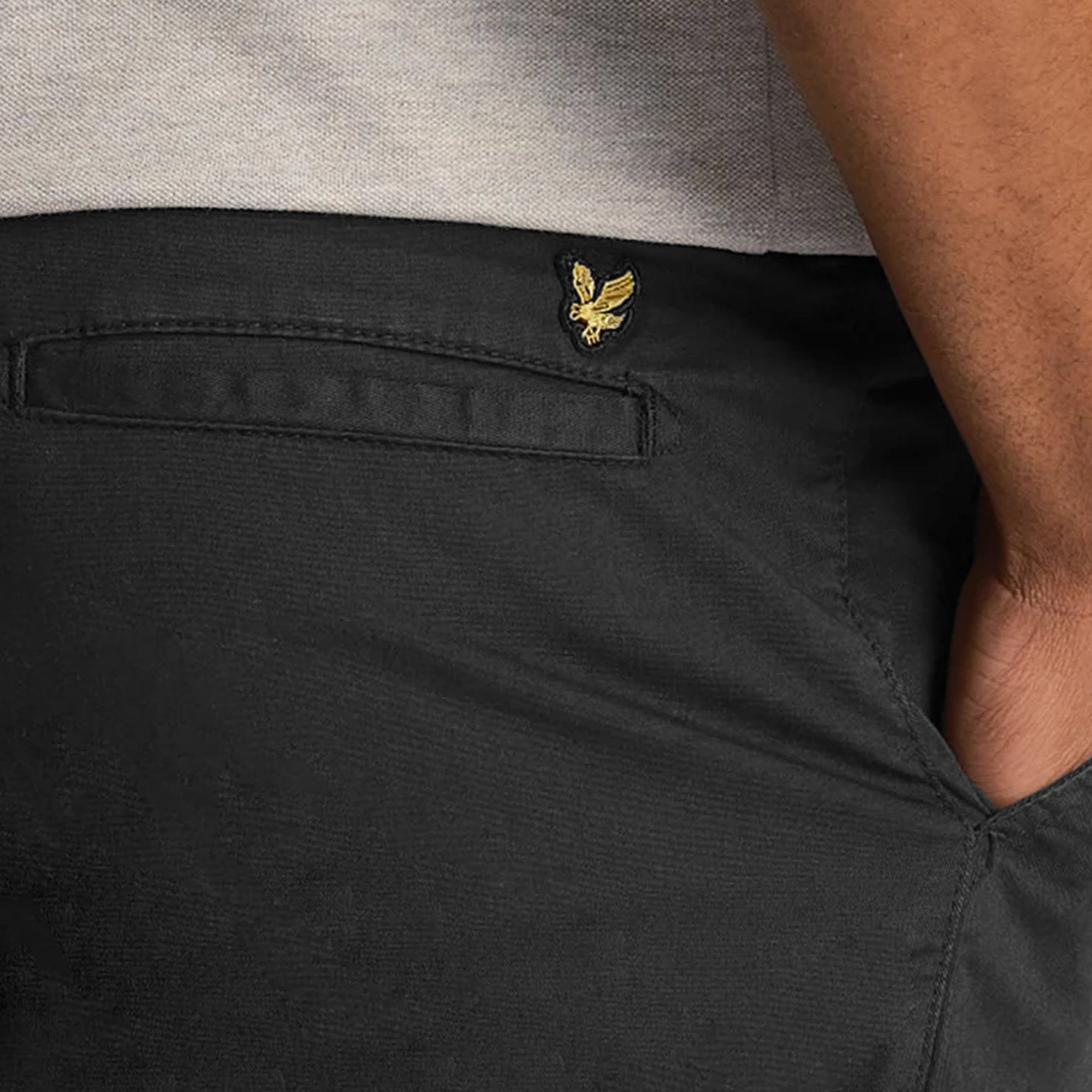 Lyle & Scott Black Chino Shorts SH1814ITA