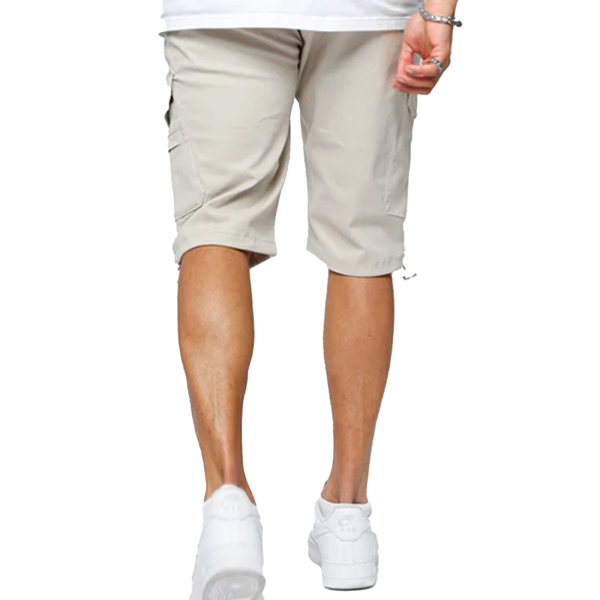 Valere Armando Stone Cargo Shorts