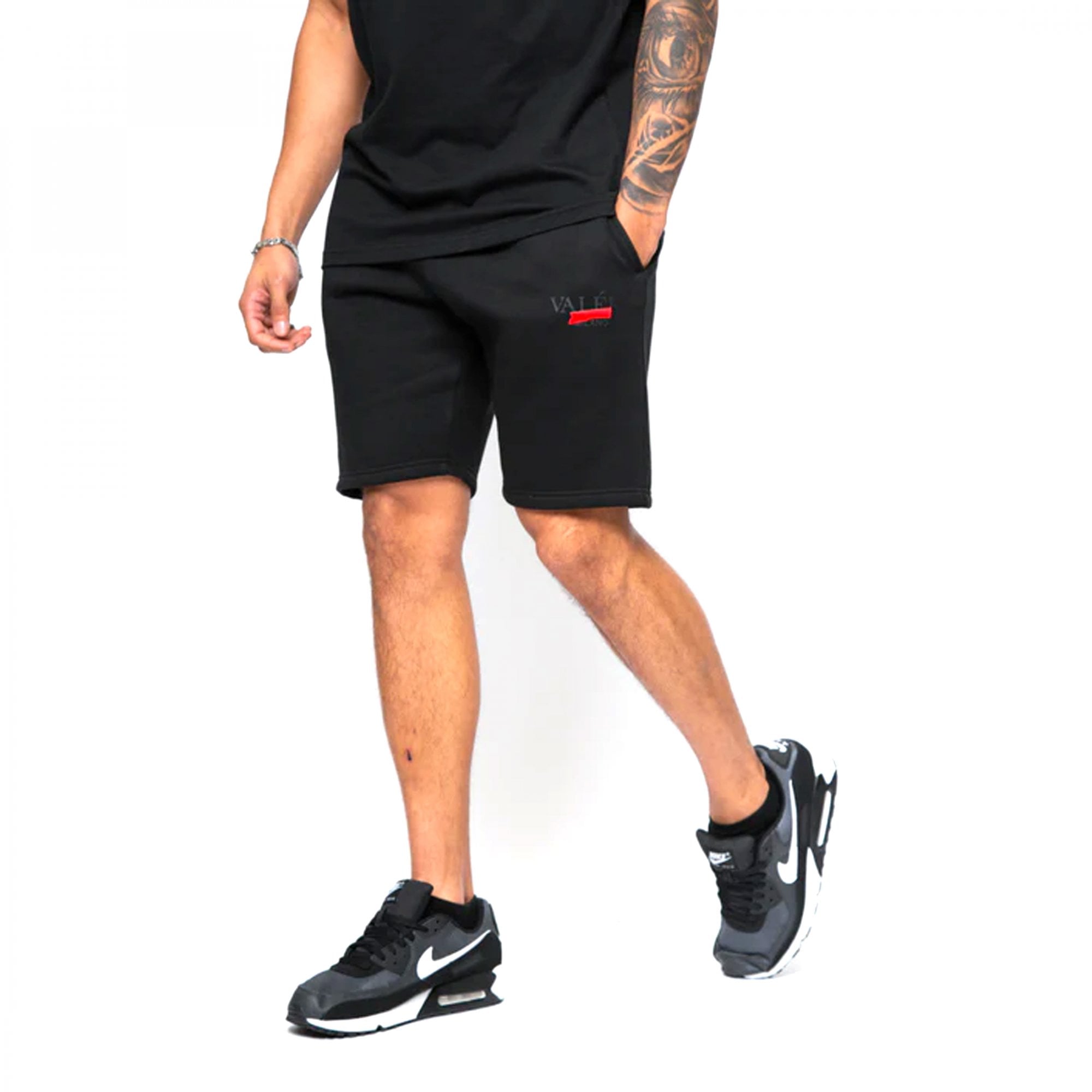 Valere Nastro Black/Red Shorts