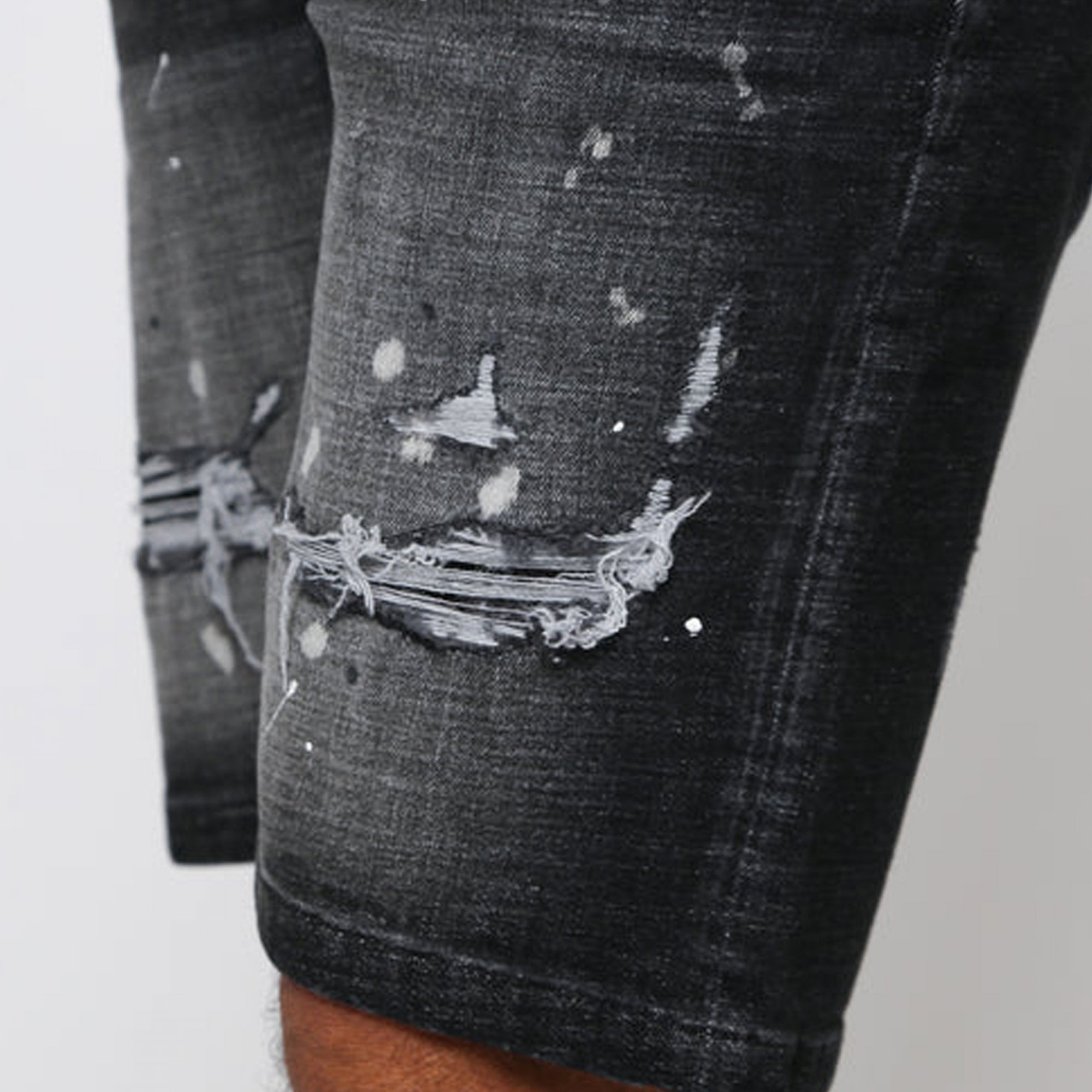 Valere Oriveto Black Denim Jean Shorts