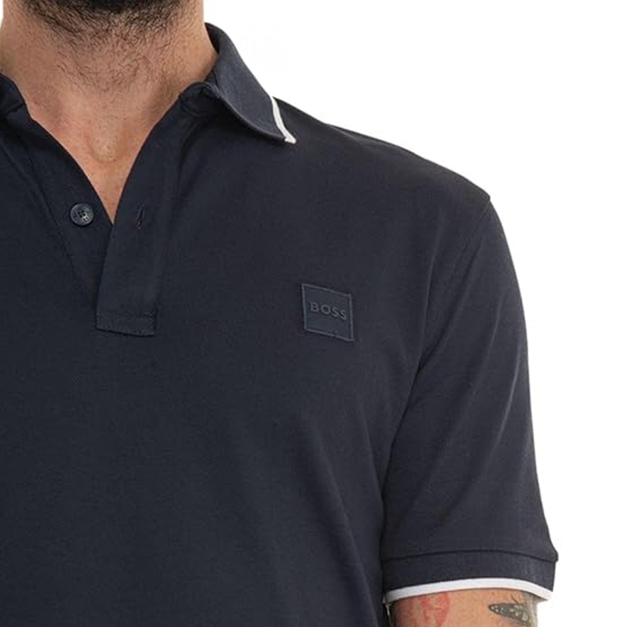 Hugo Boss Passertip Pique Polo Navy 404 50507699
