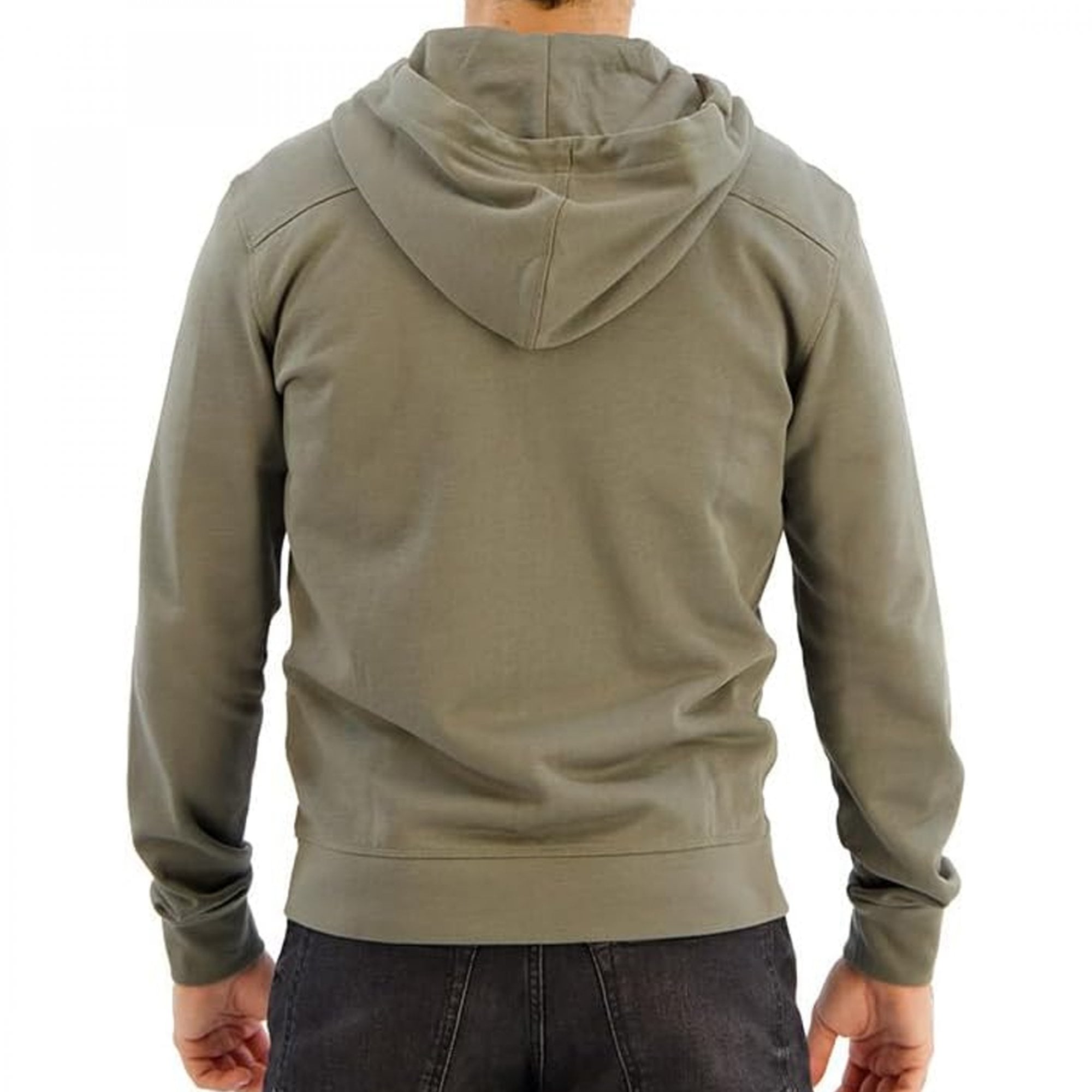 Hugo Boss Zetalky Zip Up Hoody Sweatshirt Open Grey 076 50508578
