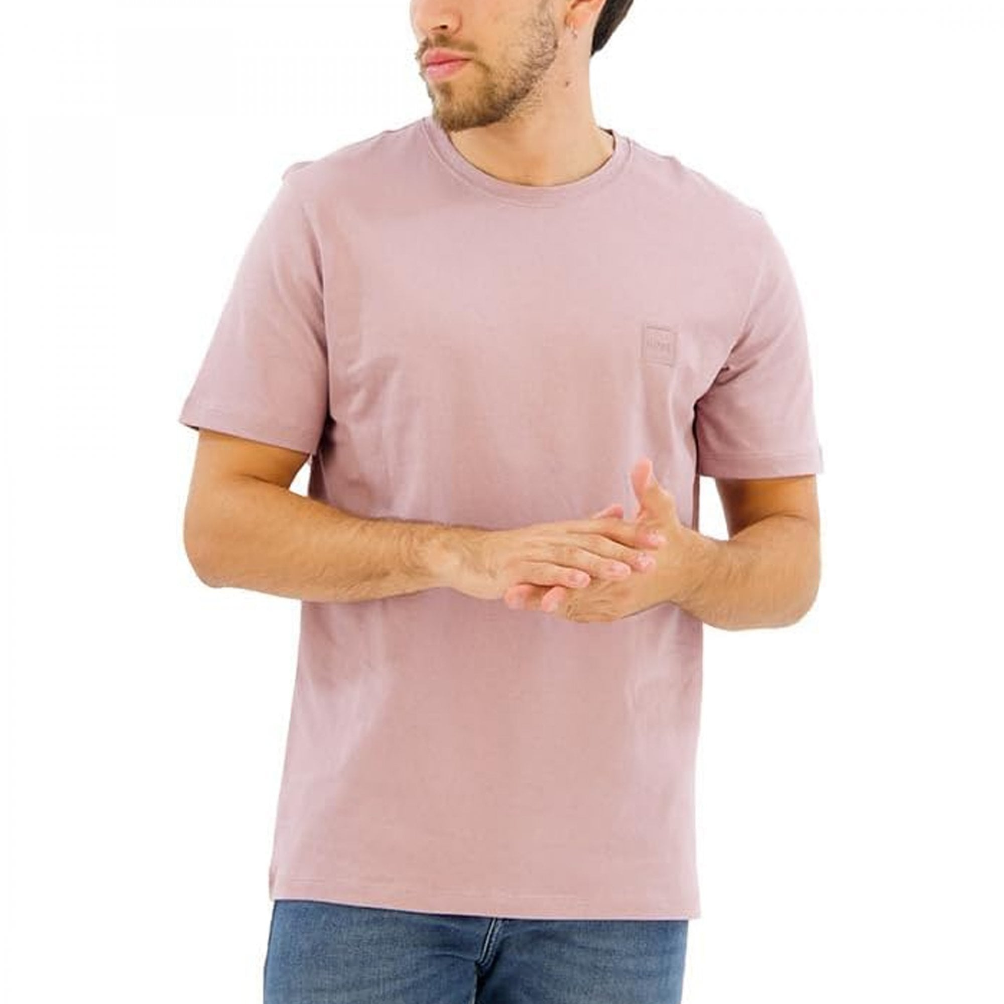 Hugo Boss Tales Plain T-Shirt Open Purple 555 50508584