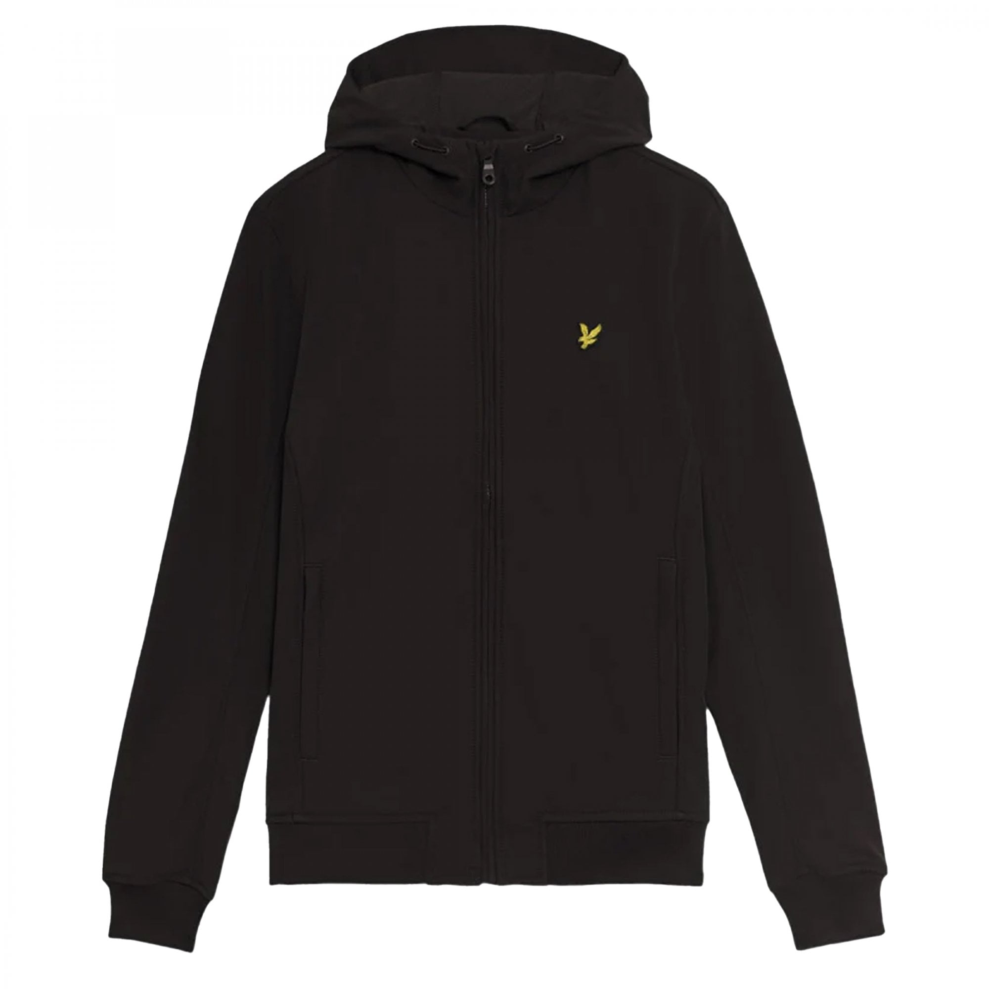 Lyle & Scott Tonal Softshell Hooded Jacket Black JK2110TON