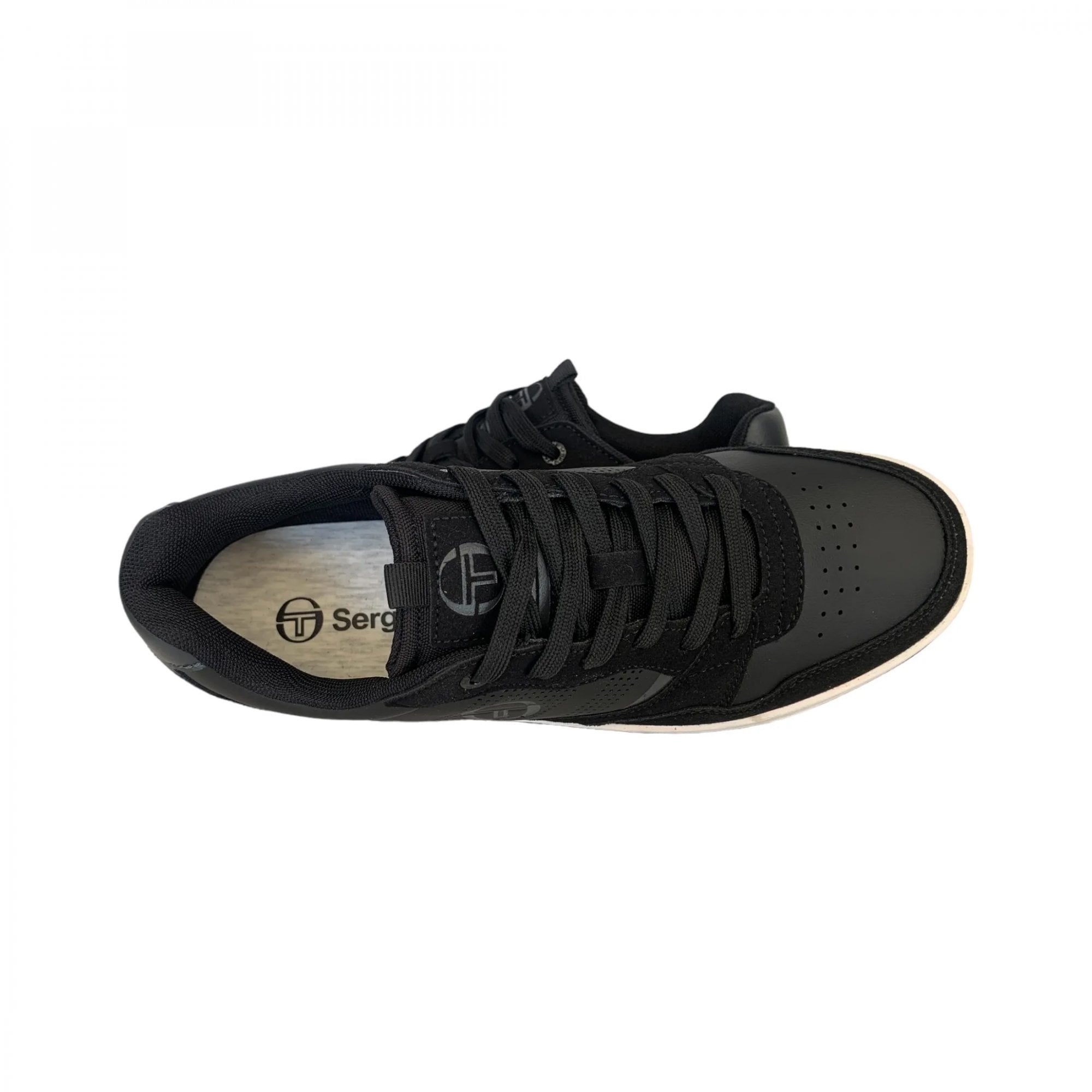 Sergio Tacchini Pisa Black PU Trainers STM417025