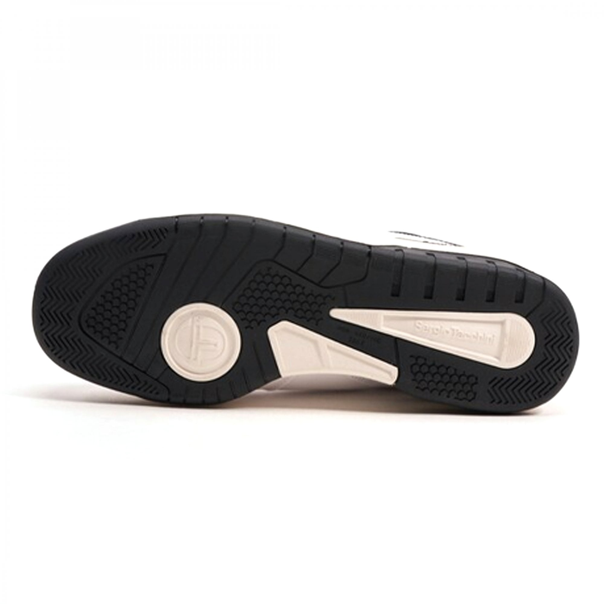 Sergio Tacchini Milano Refresh White/Black PU Trainers STM427002