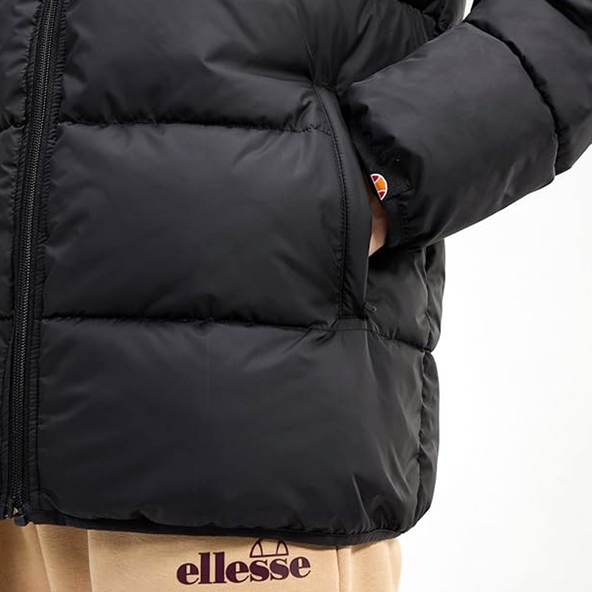 Ellesse Caloroso Padded Black Puffer Jacket