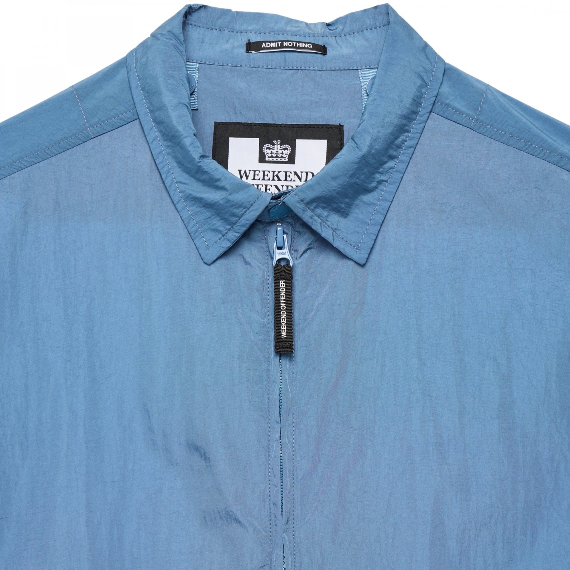 Weekend Offender Vinnie Baltic Blue Overshirt Jacket OSAW2401