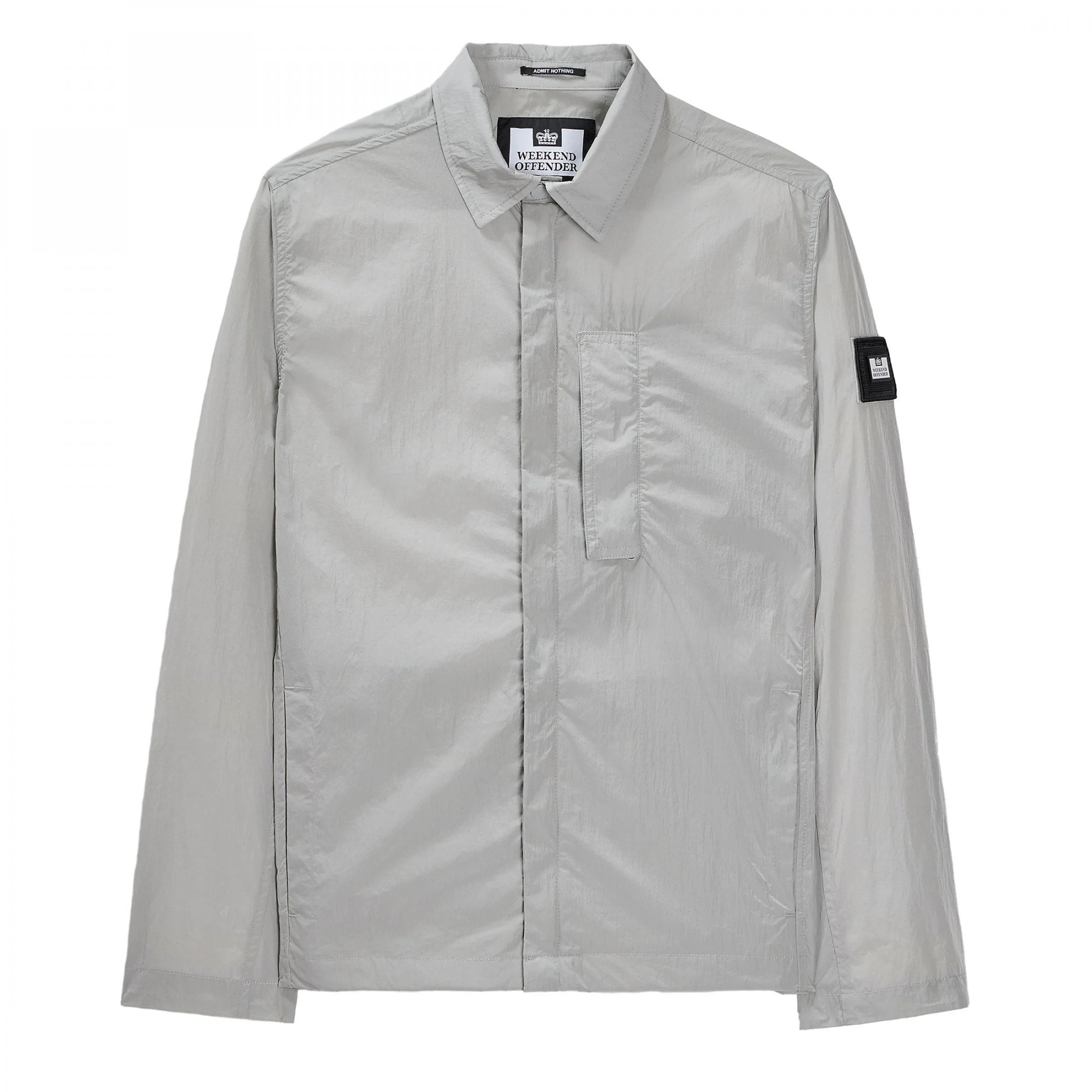Weekend Offender Porter Rhino Grey Overshirt Jacket OSAW2405
